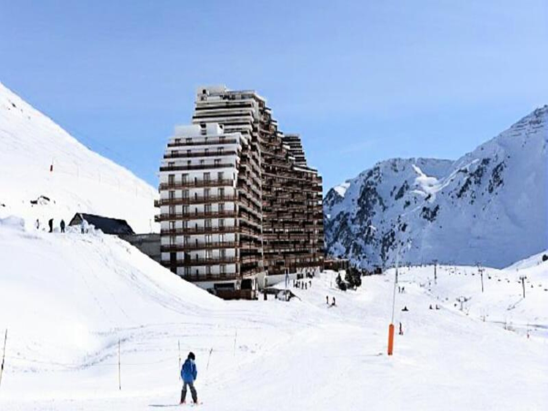 Knus appartement met balkon en bergzicht in La Mongie, vlakbij de skipistes - foto 14