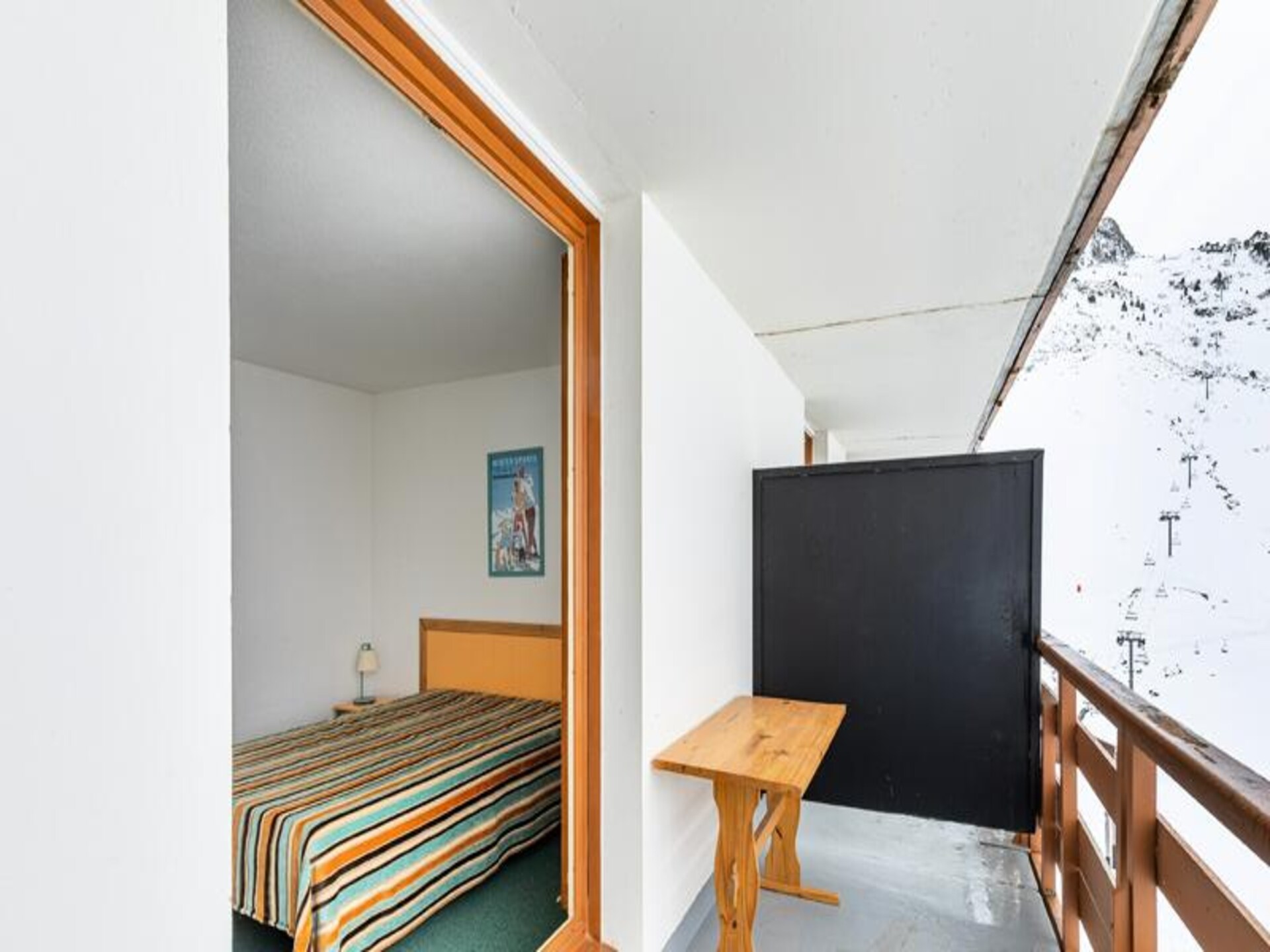 Ruim appartement 8p met balkon en bergzicht in La Mongie - foto 27