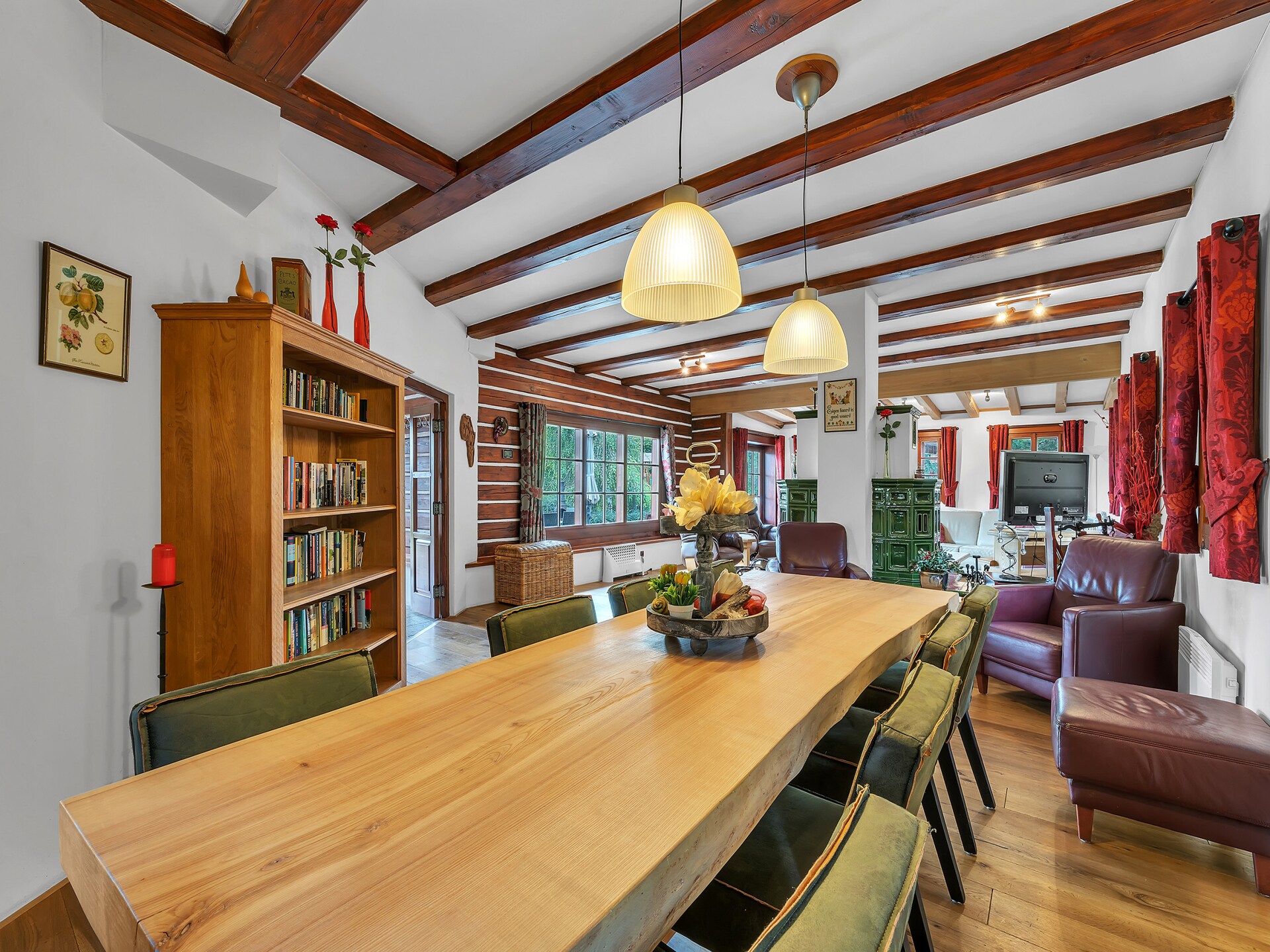 Ruime villa voor 10 personen aan de golfbaan in Vidochov met bergzicht - foto 11