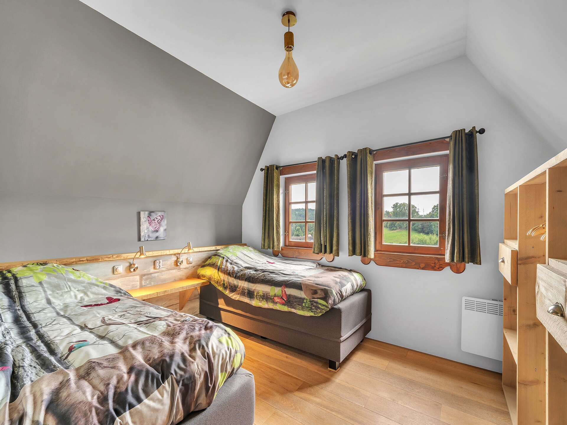 Ruime villa voor 10 personen aan de golfbaan in Vidochov met bergzicht - foto 17