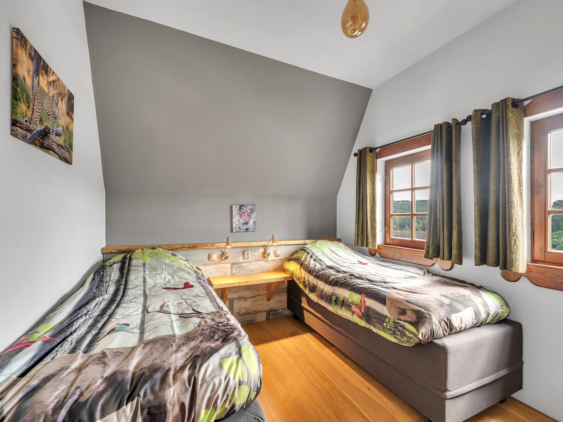 Ruime villa voor 10 personen aan de golfbaan in Vidochov met bergzicht - foto 19