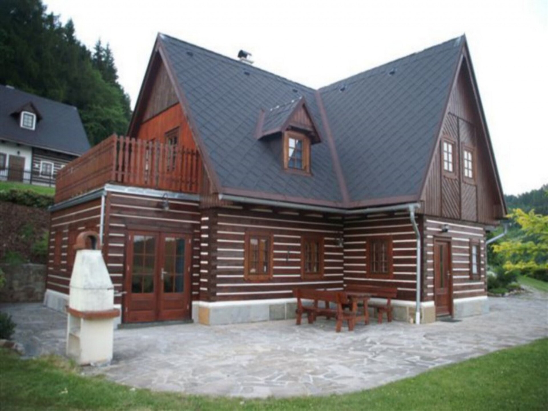 Ruime villa voor 10 personen aan de golfbaan in Vidochov met bergzicht - foto 37