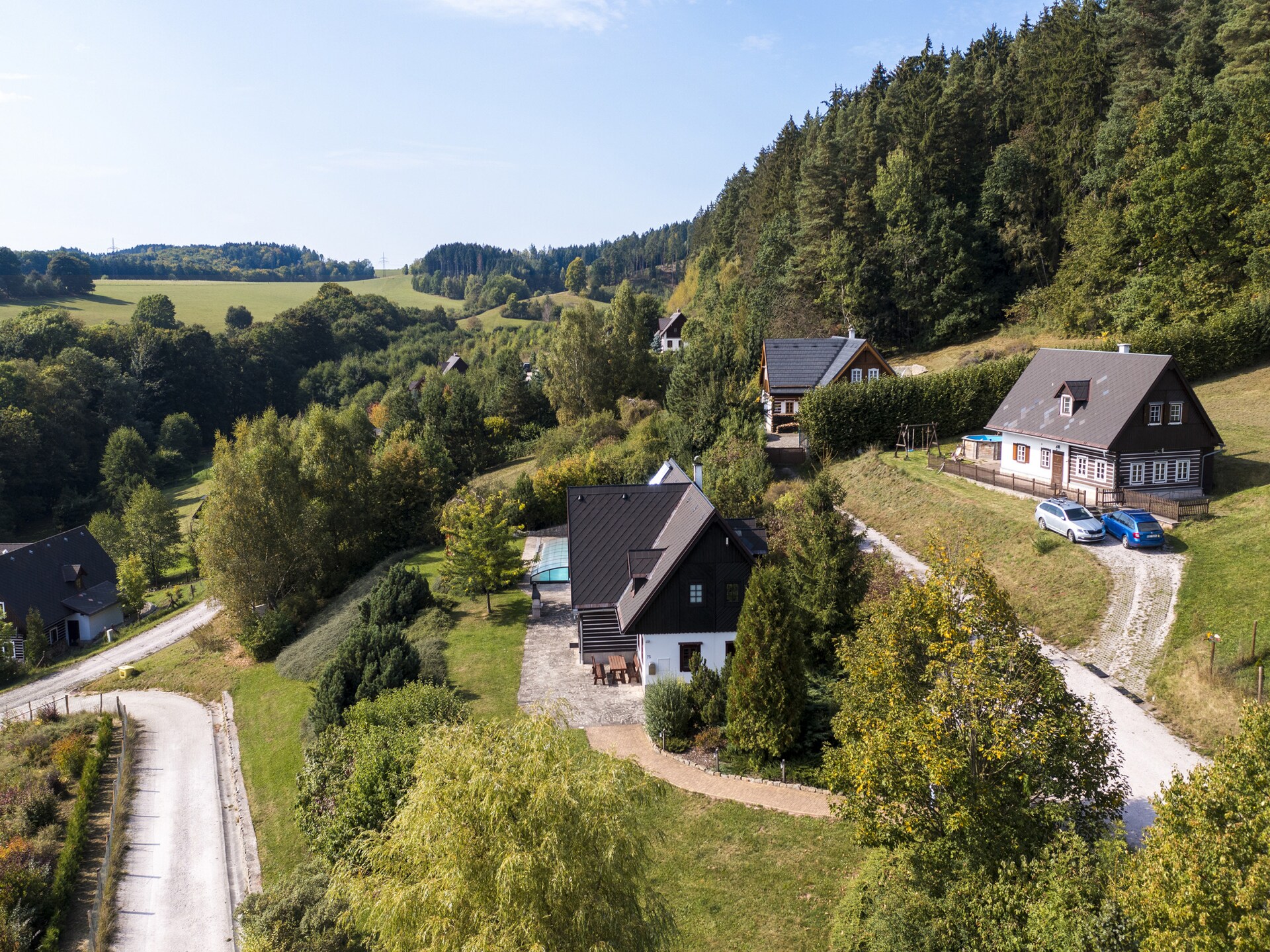 Ruime villa voor 10 personen aan de golfbaan in Vidochov met bergzicht - foto 33
