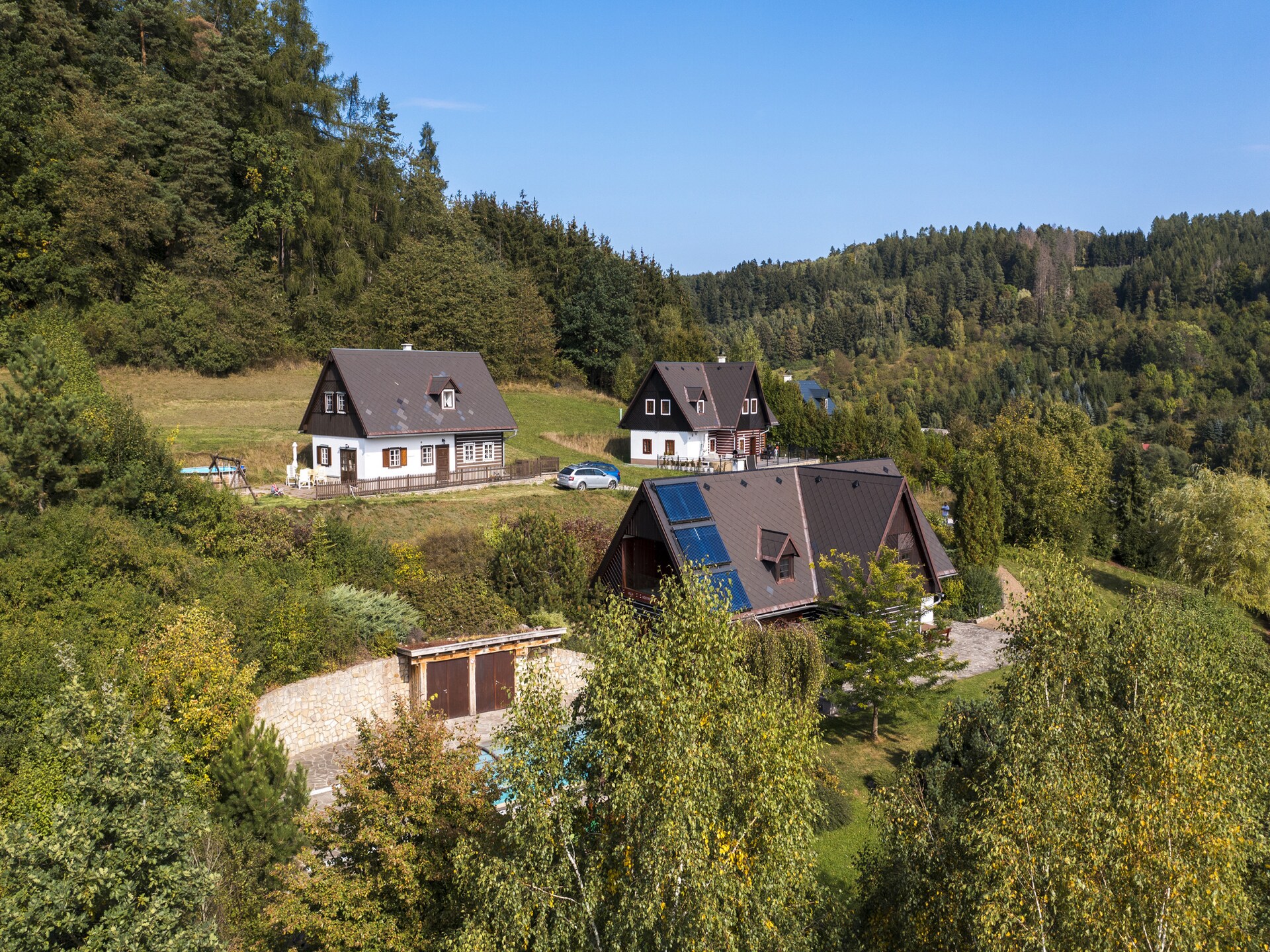 Ruime villa voor 10 personen aan de golfbaan in Vidochov met bergzicht - foto 34