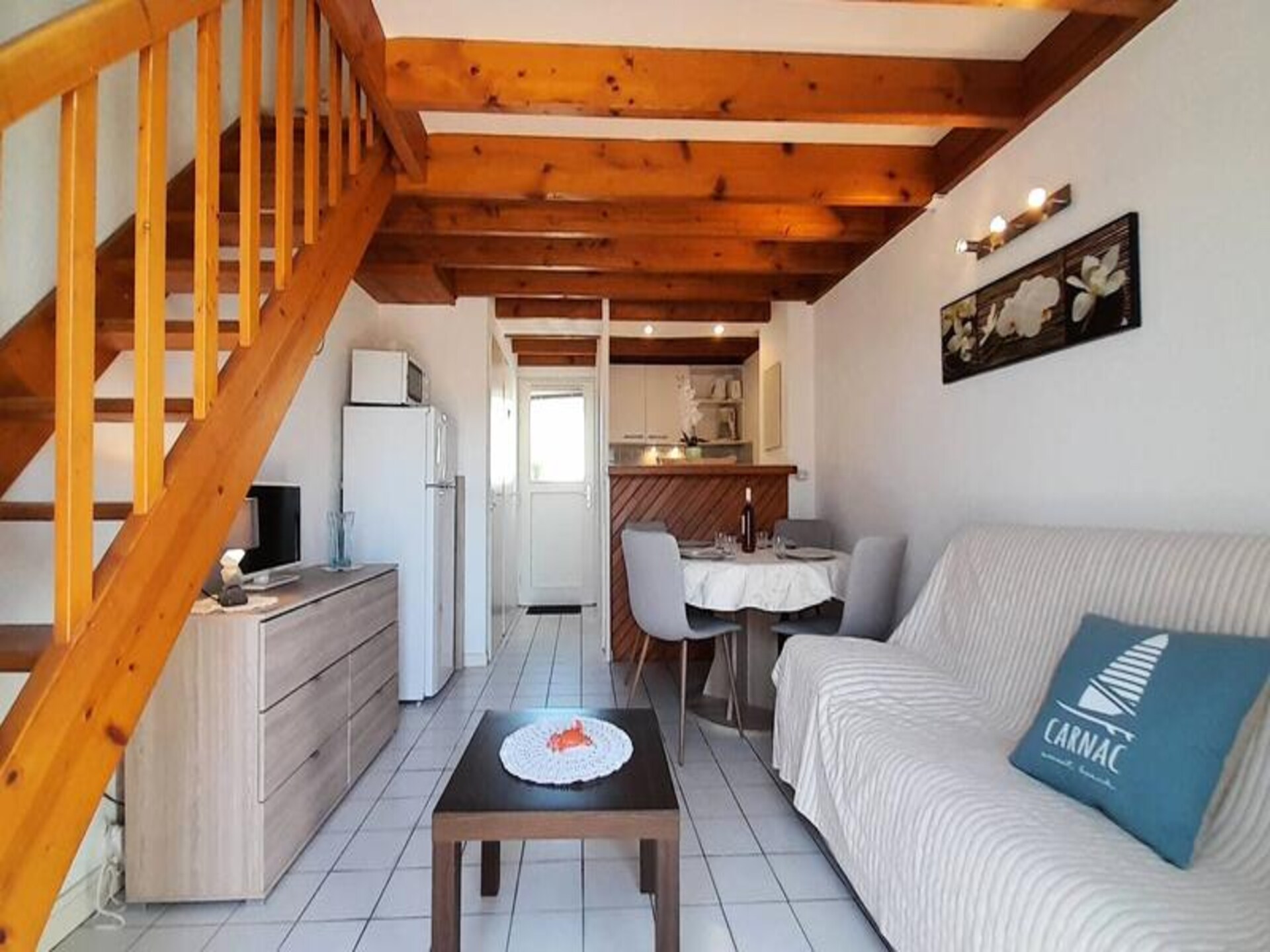Knus appartement in Carnac met tuin, op 200m van strand Men Du - foto 8