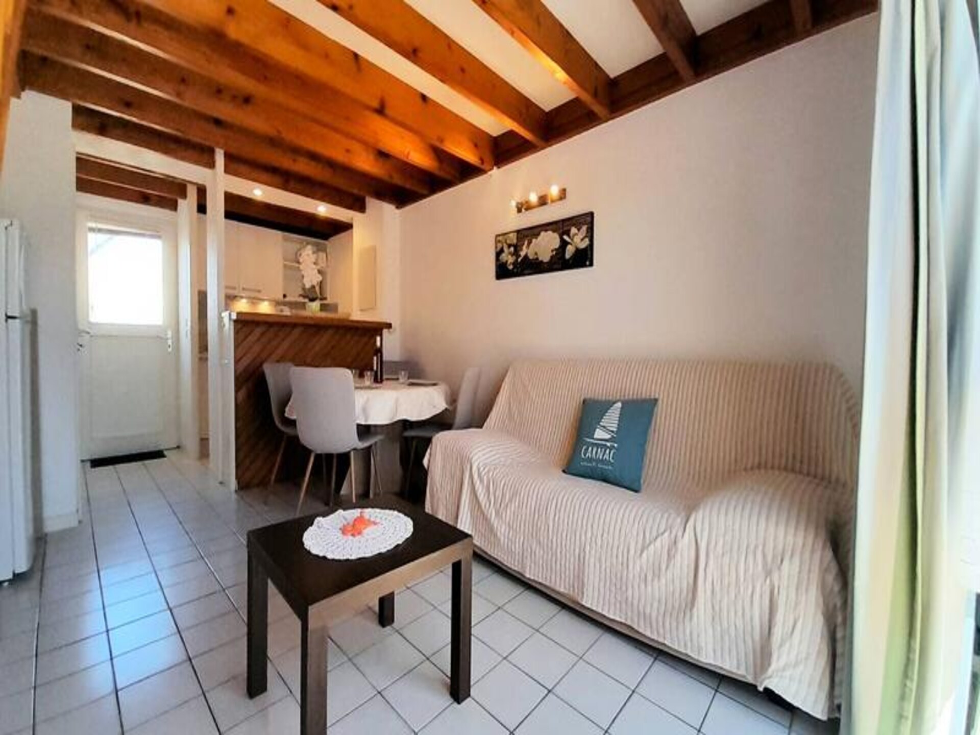 Knus appartement in Carnac met tuin, op 200m van strand Men Du - foto 9