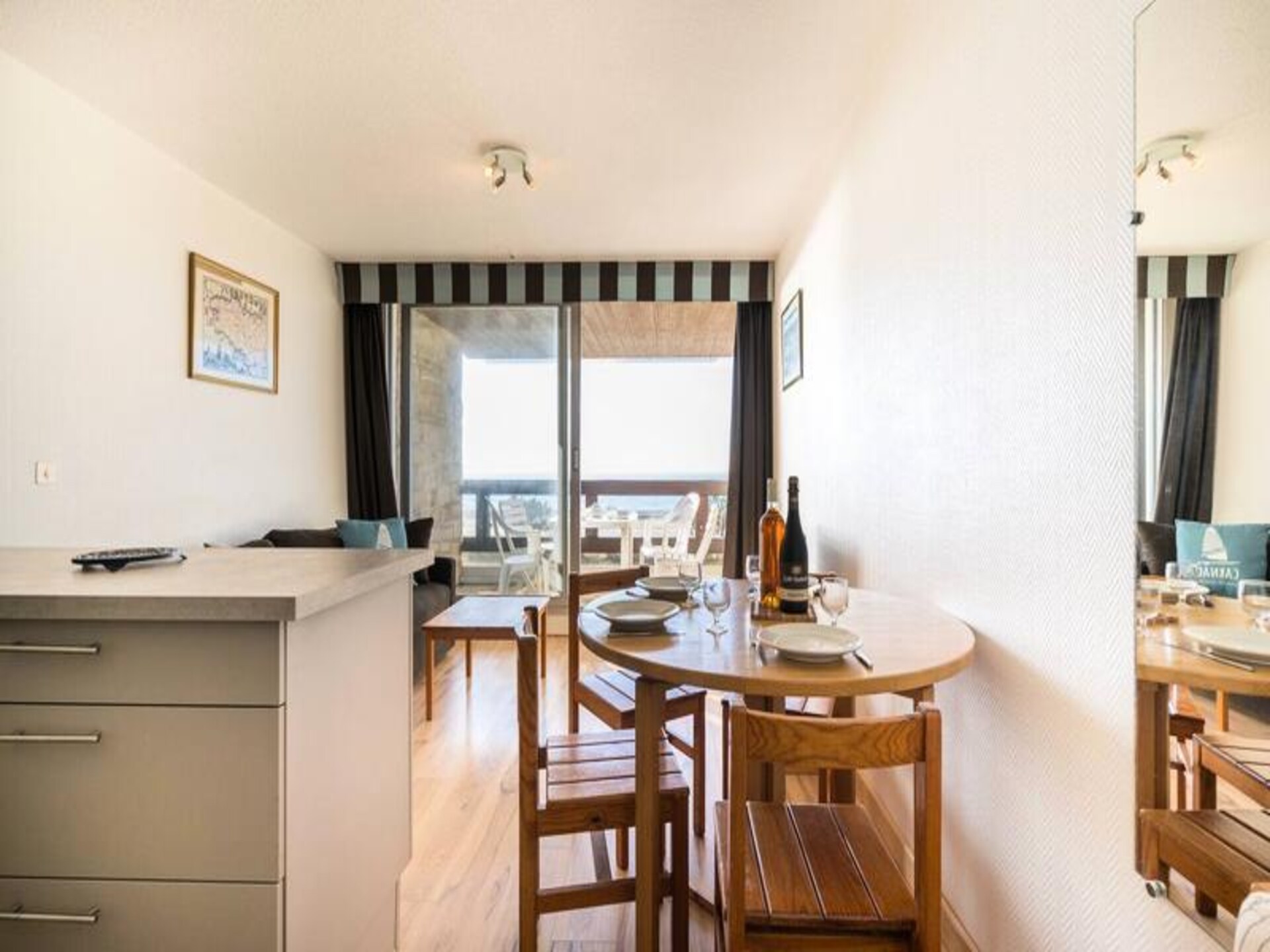 Studio met zeezicht en loggia op 50 meter van Grande Plage in Carnac - foto 5