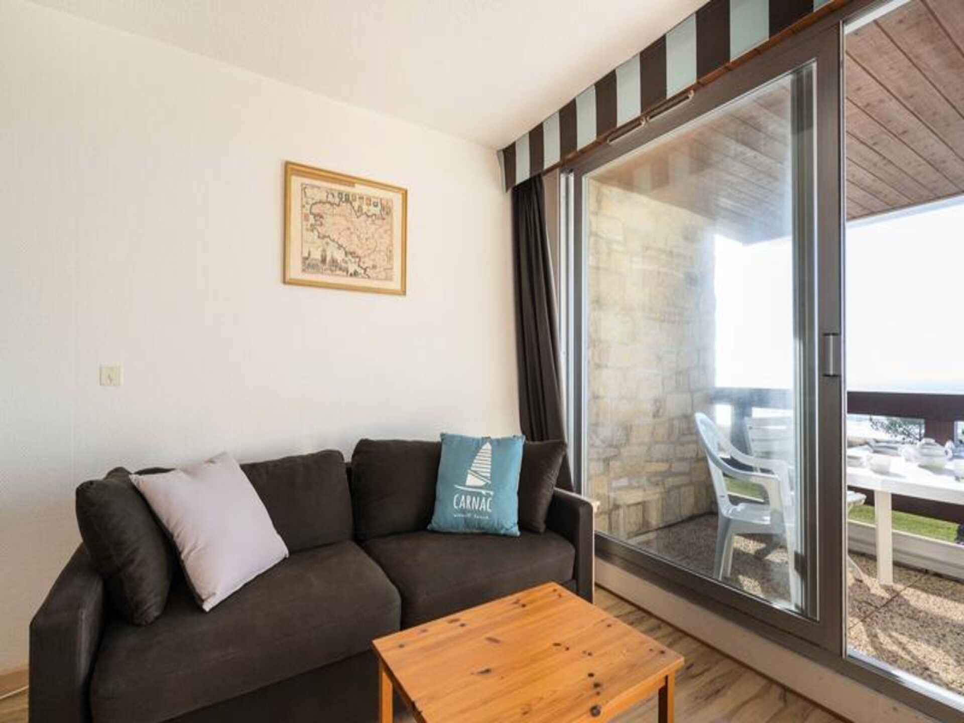 Studio met zeezicht en loggia op 50 meter van Grande Plage in Carnac - foto 9