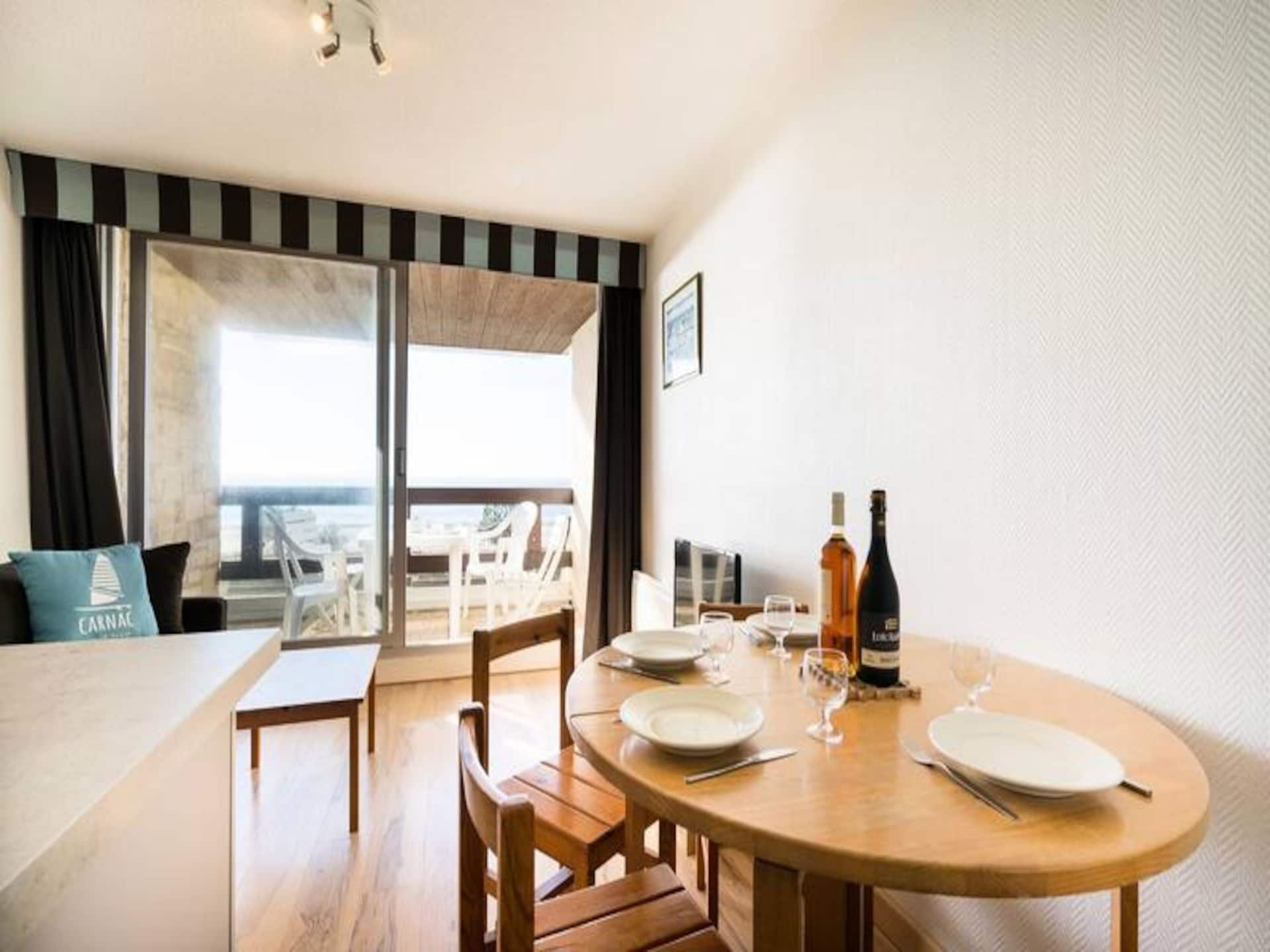 Studio met zeezicht en loggia op 50 meter van Grande Plage in Carnac - foto 11
