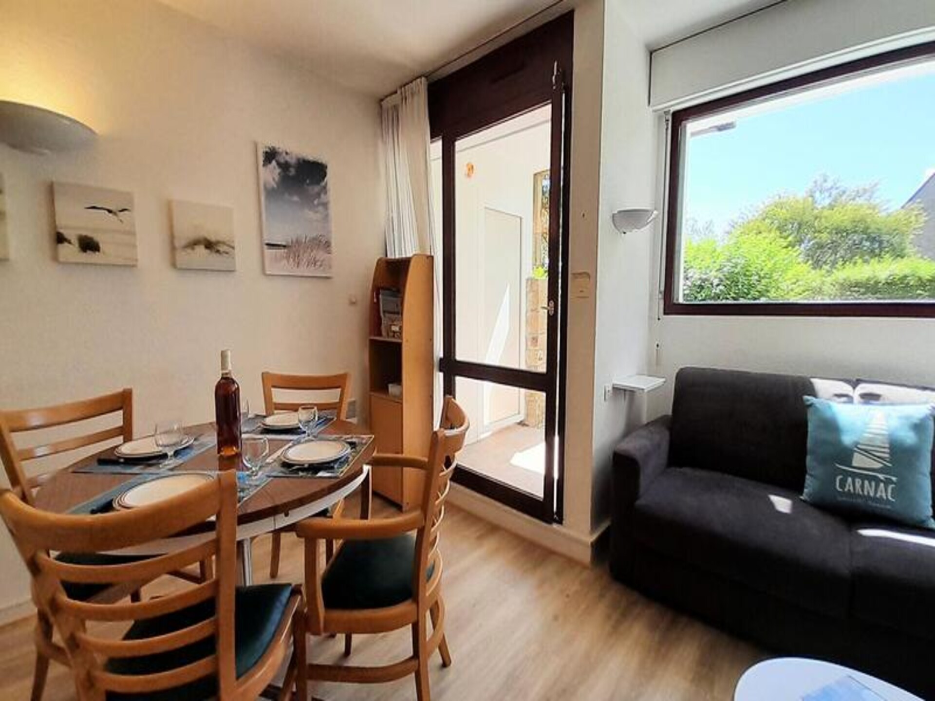 Knusse studio voor 4 bij Grande Plage, Carnac - Zwembad & Dichtbij Zee - foto 2