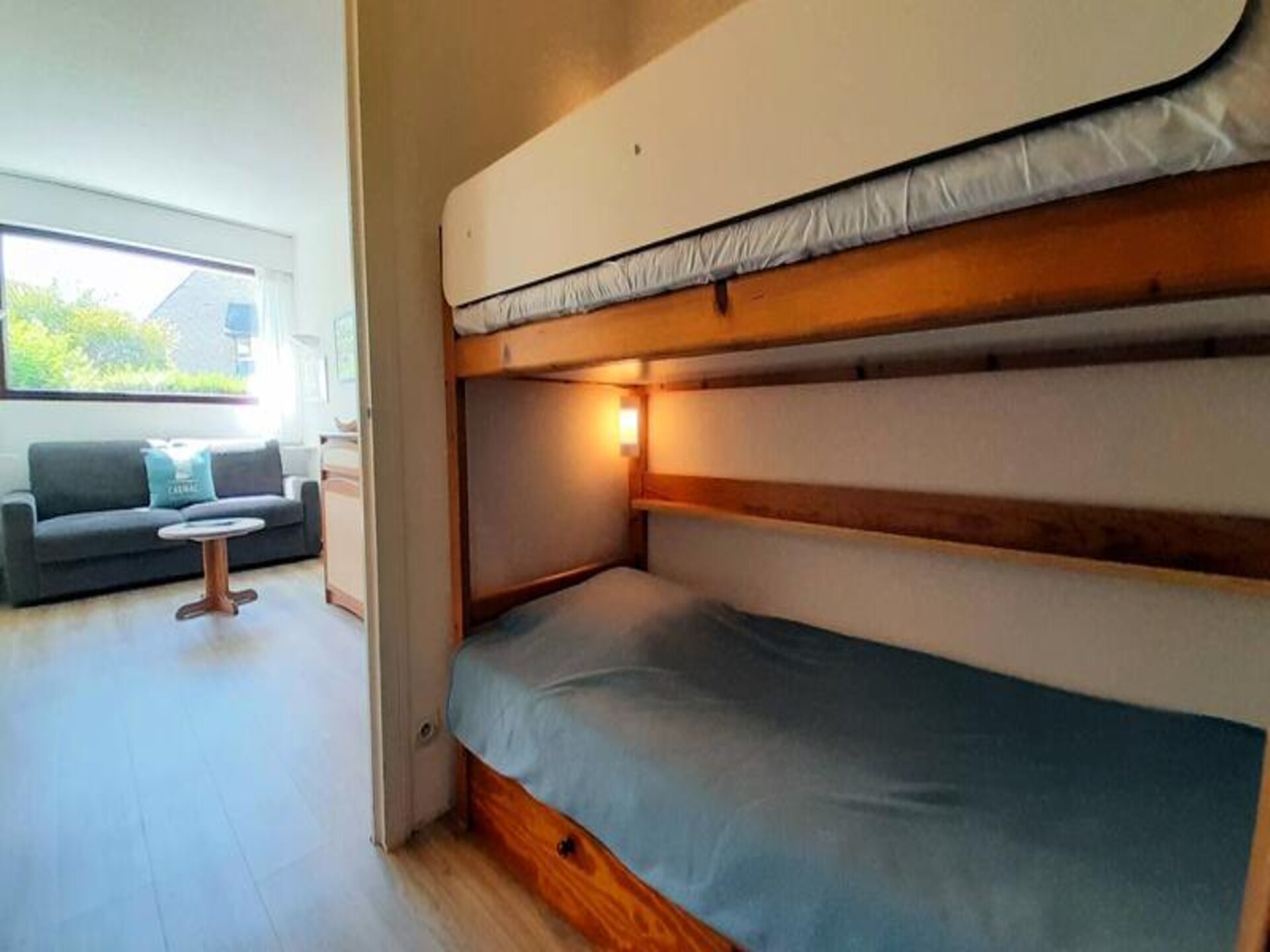 Knusse studio voor 4 bij Grande Plage, Carnac - Zwembad & Dichtbij Zee - foto 7
