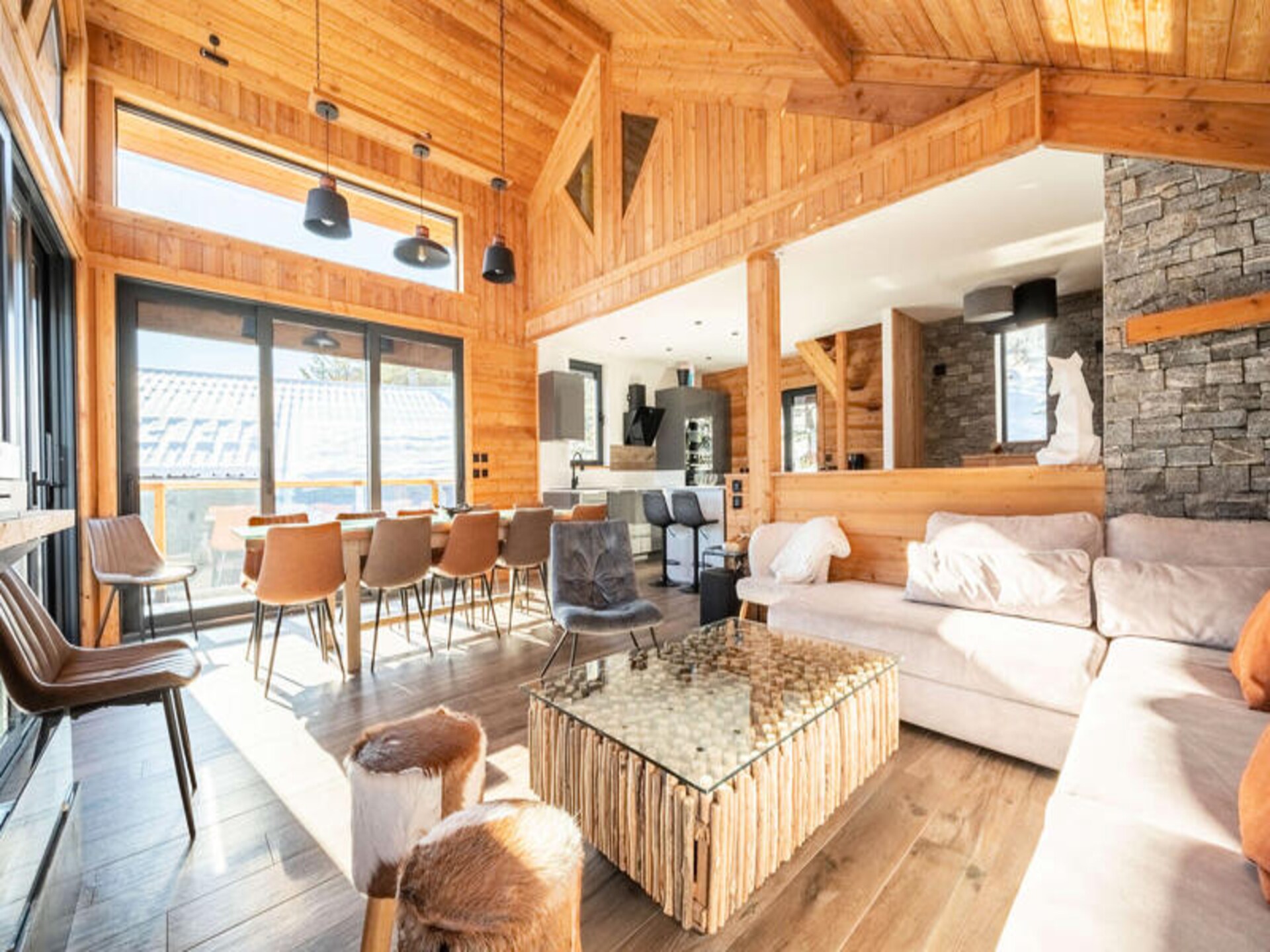 Chalet Lumiere: Luxe voor 16 personen op 150m van de gondel in Uvernet Fours - foto 1