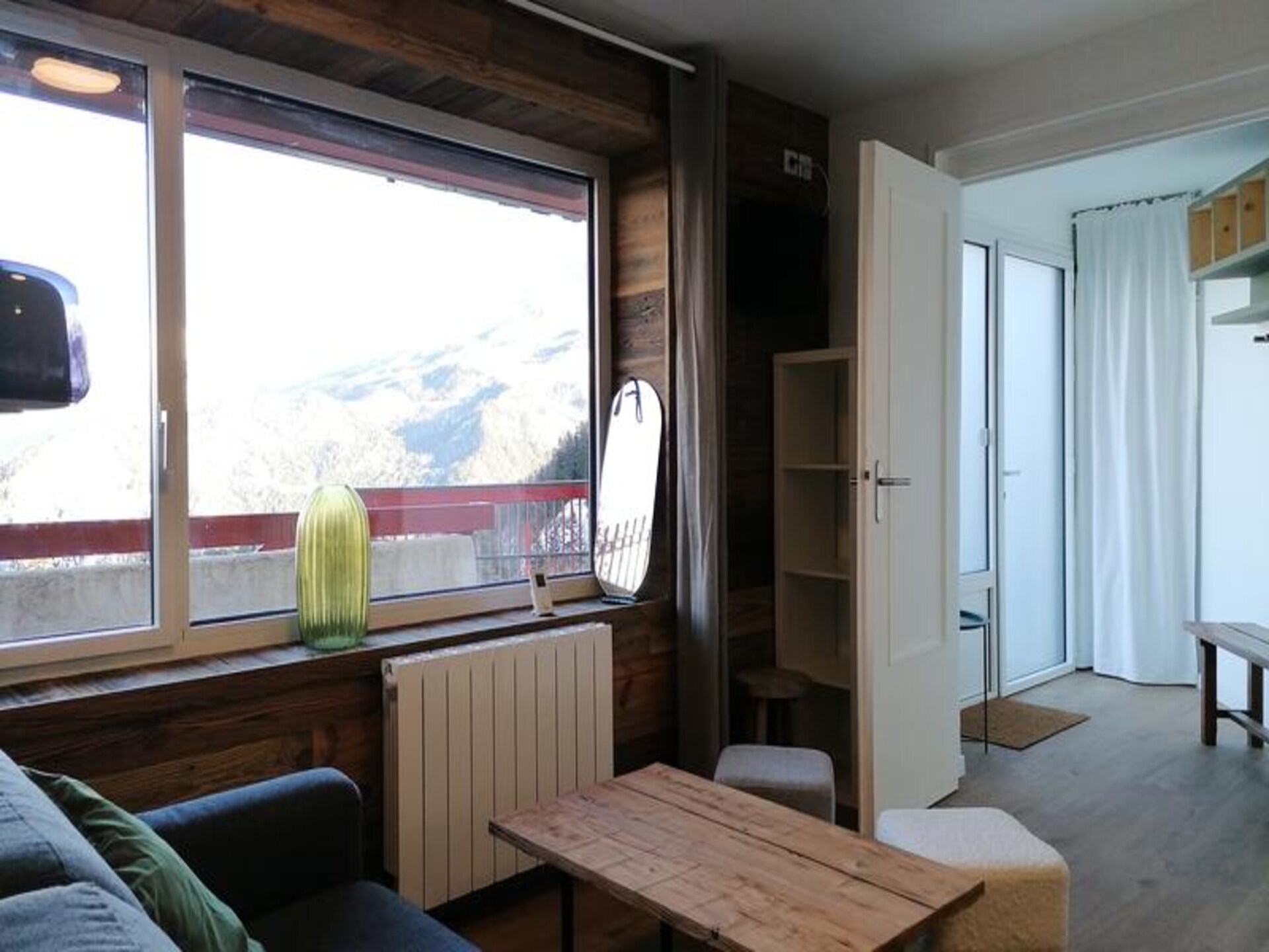 Licht appartement op de begane grond, 150m van de piste in Uvernet Fours - foto 9