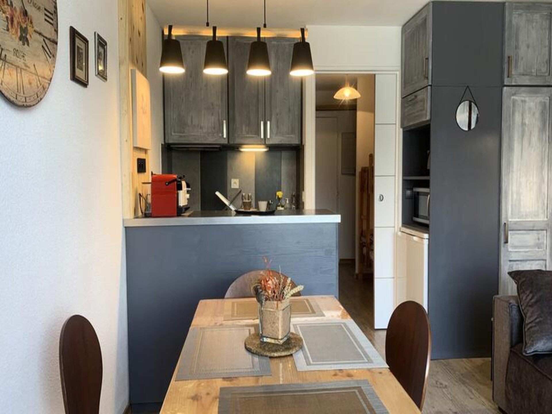 Knusse studio in Uvernet-Fours, 80m van de stoeltjeslift Molanes - foto 12