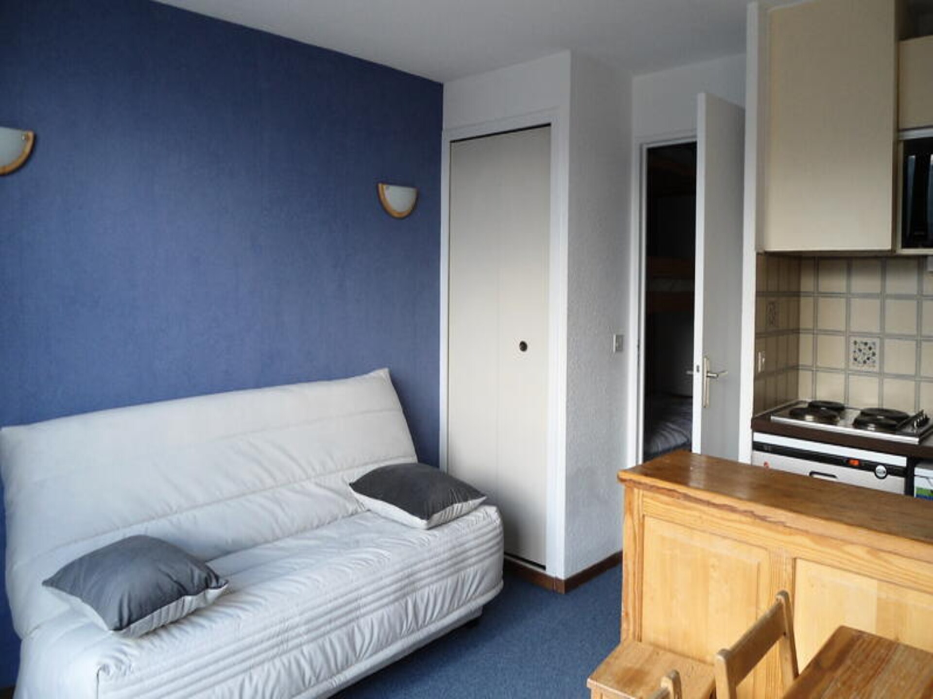 Licht appartement op 80m van de piste met balkon en panoramisch uitzicht - foto 7