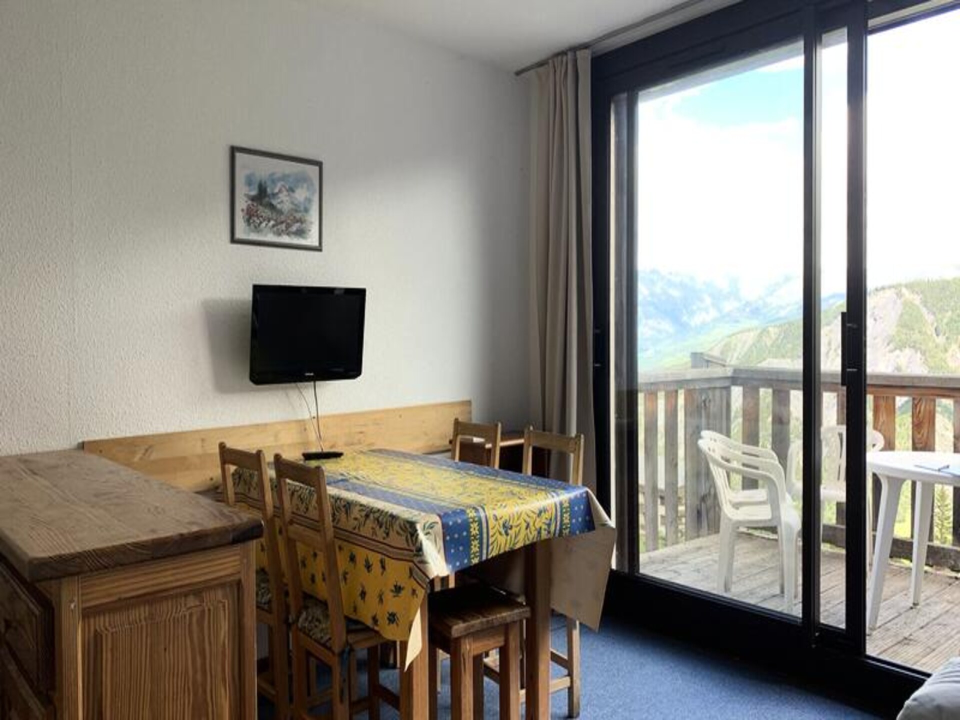 Licht appartement op 80m van de piste met balkon en panoramisch uitzicht - foto 10