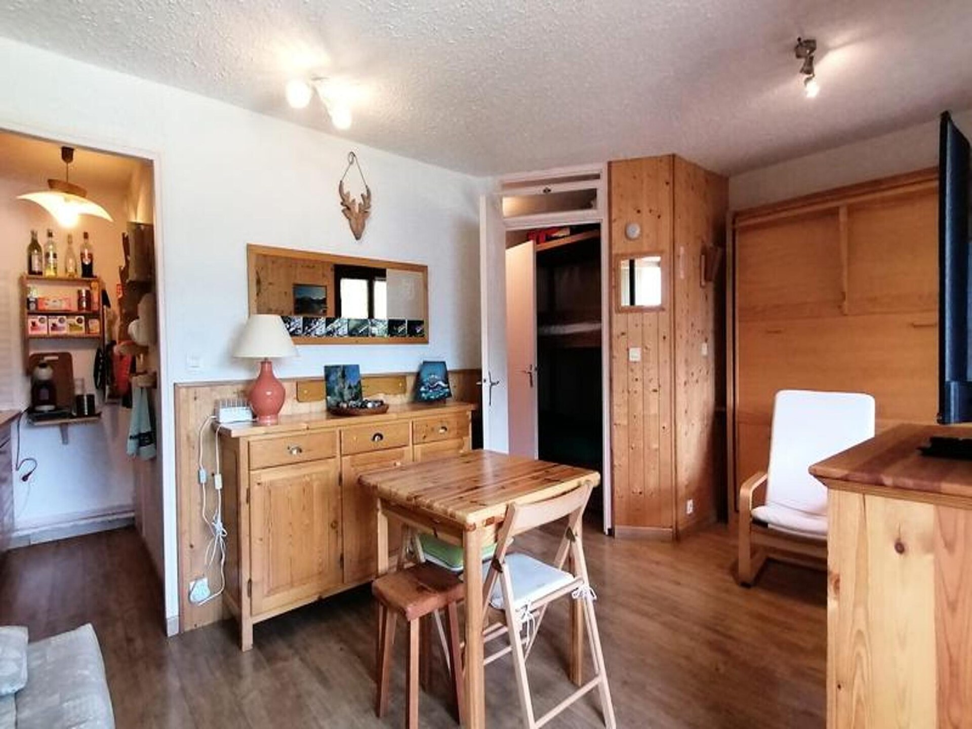 Knusse studio voor 5 aan de piste met panoramisch uitzicht in Uvernet Fours - foto 7