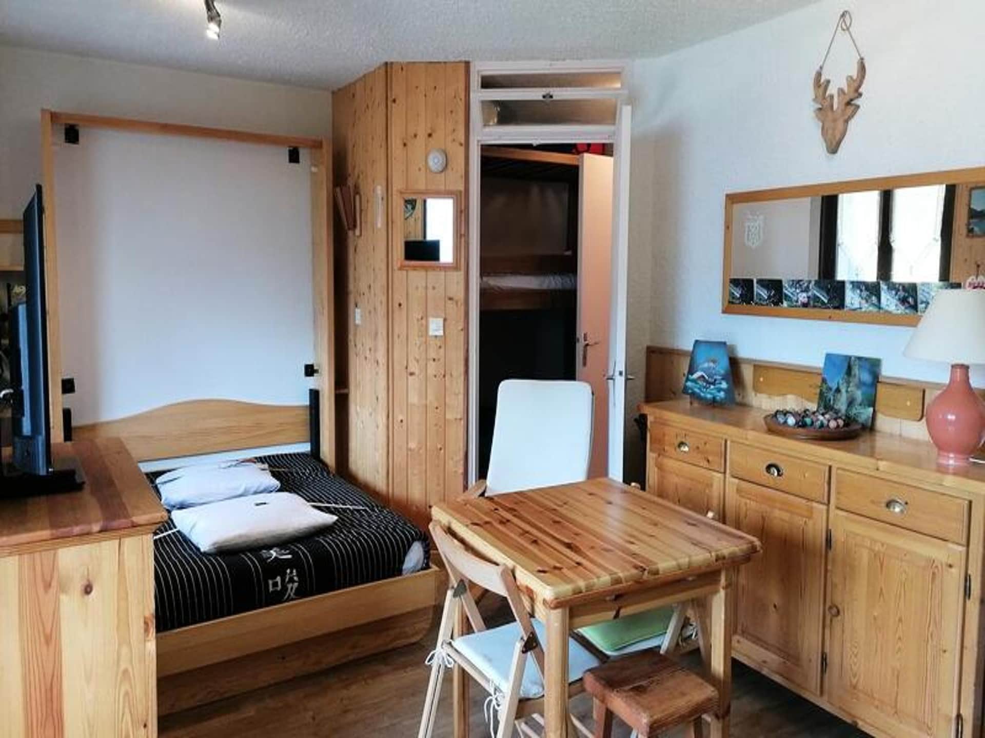 Knusse studio voor 5 aan de piste met panoramisch uitzicht in Uvernet Fours - foto 2