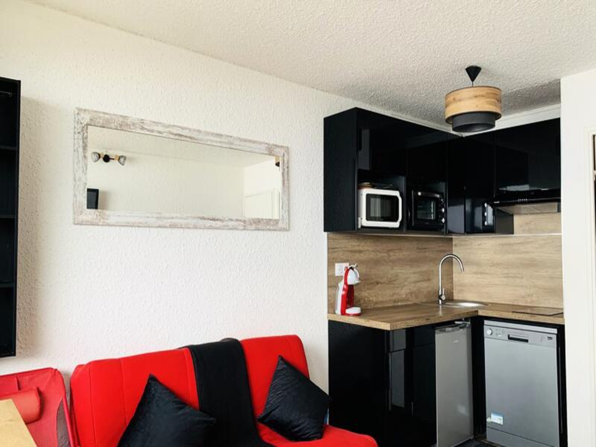 Studio met balkon en uitzicht op de Ubaye-vallei, 50m van de piste - foto 1