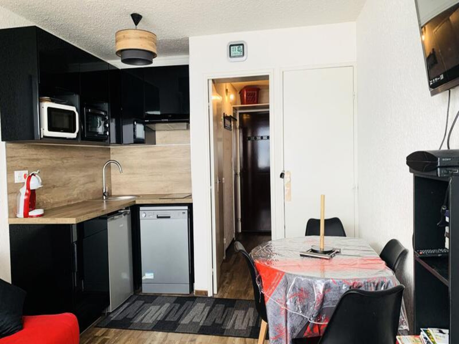 Studio met balkon en uitzicht op de Ubaye-vallei, 50m van de piste - foto 7