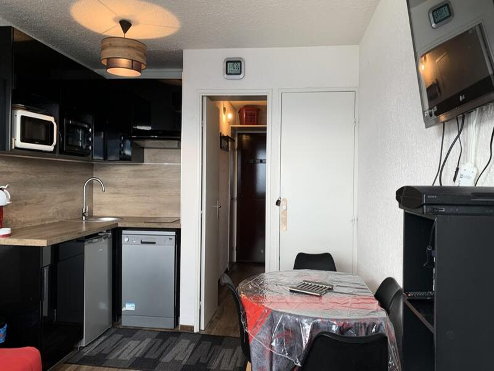 Studio met balkon en uitzicht op de Ubaye-vallei, 50m van de piste - foto 12