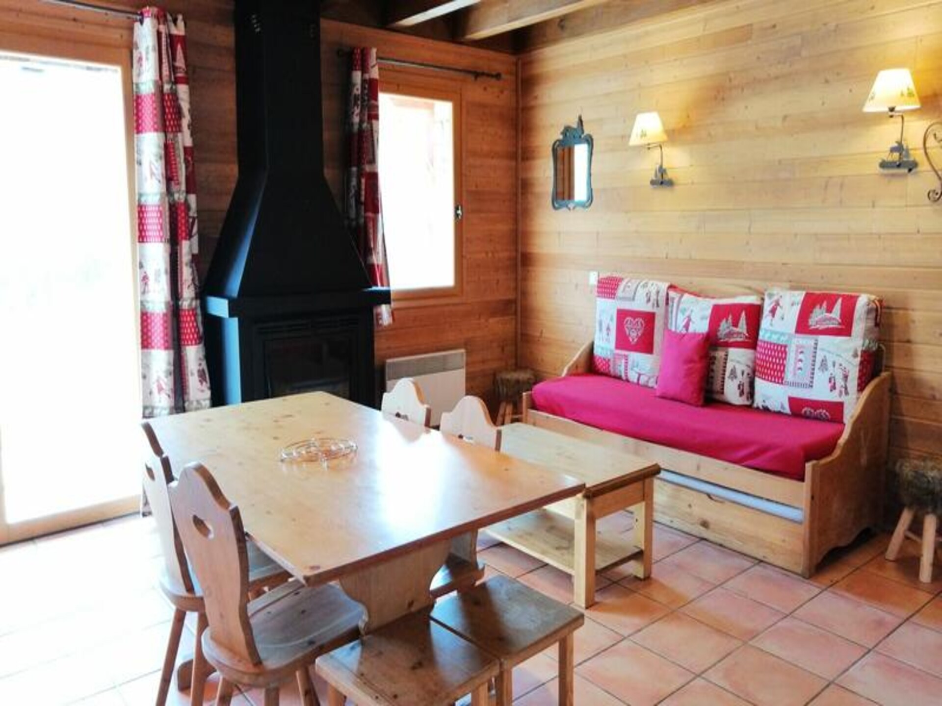 Knus chaletappartement voor 6 in Uvernet-Fours met panoramisch bergzicht - foto 1