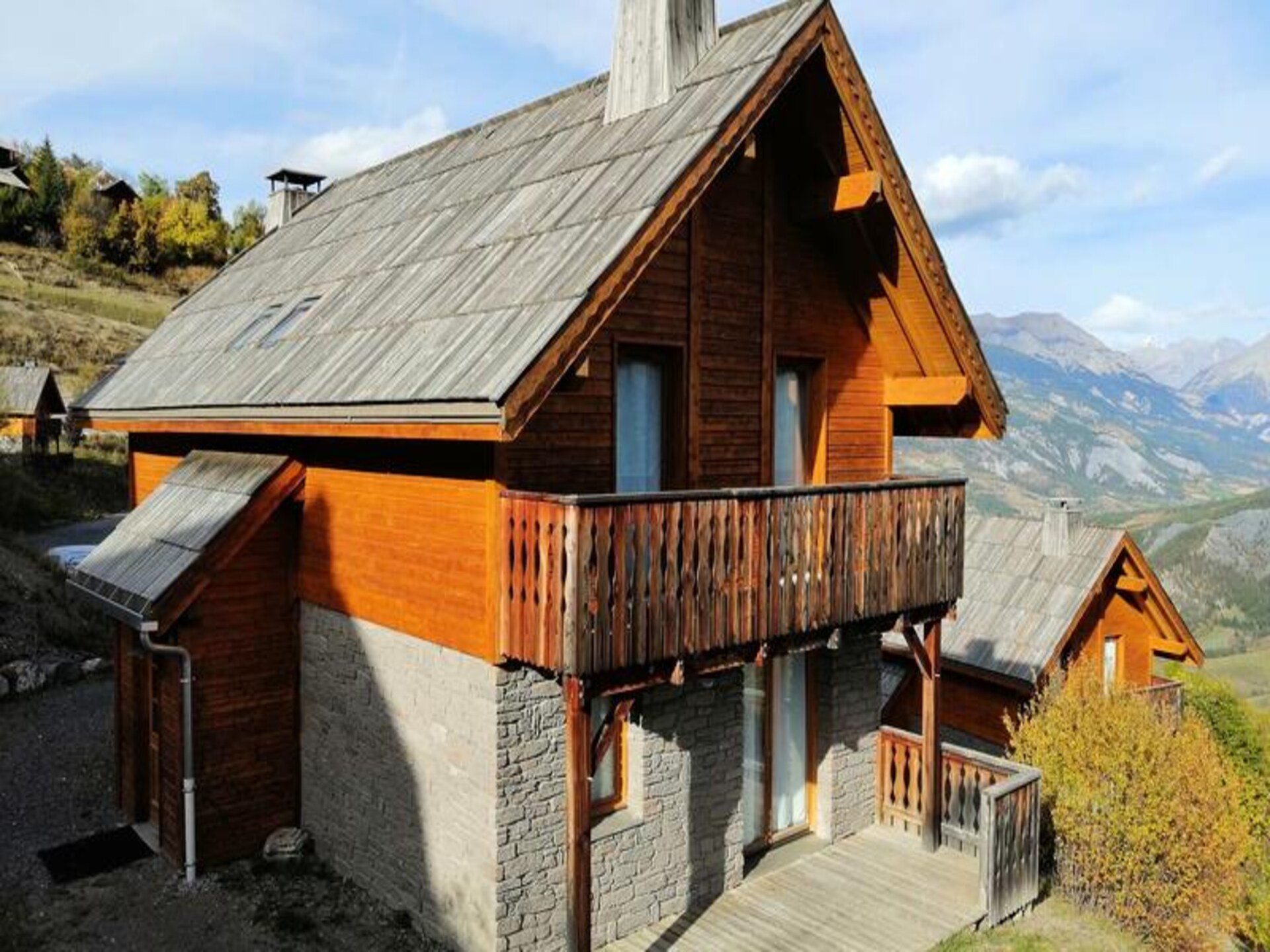 Knus chaletappartement voor 6 in Uvernet-Fours met panoramisch bergzicht - foto 5