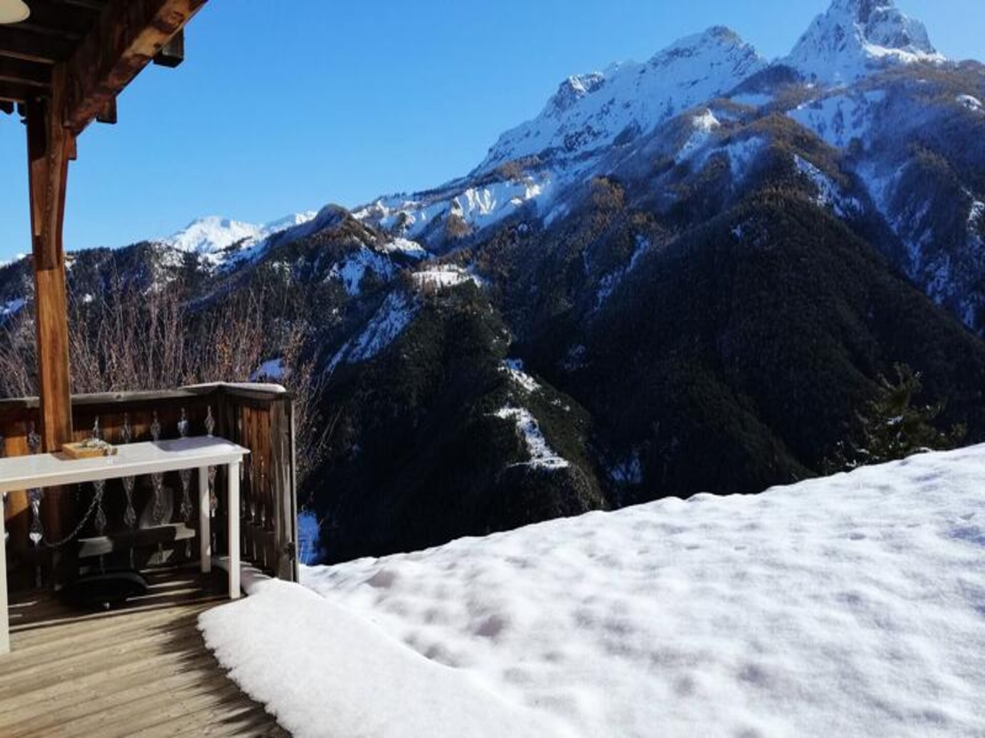 Knus chaletappartement voor 6 in Uvernet-Fours met panoramisch bergzicht - foto 14