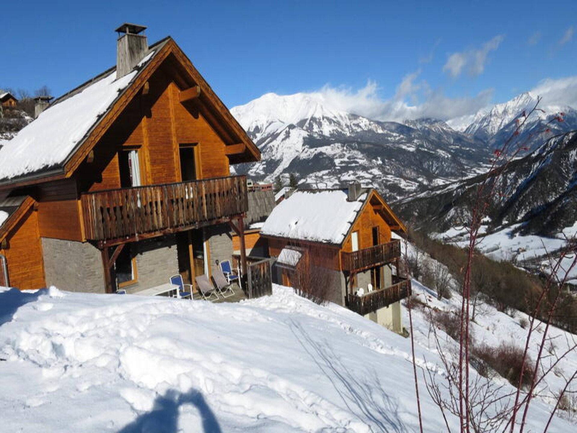 Knus chaletappartement voor 6 in Uvernet-Fours met panoramisch bergzicht - foto 15