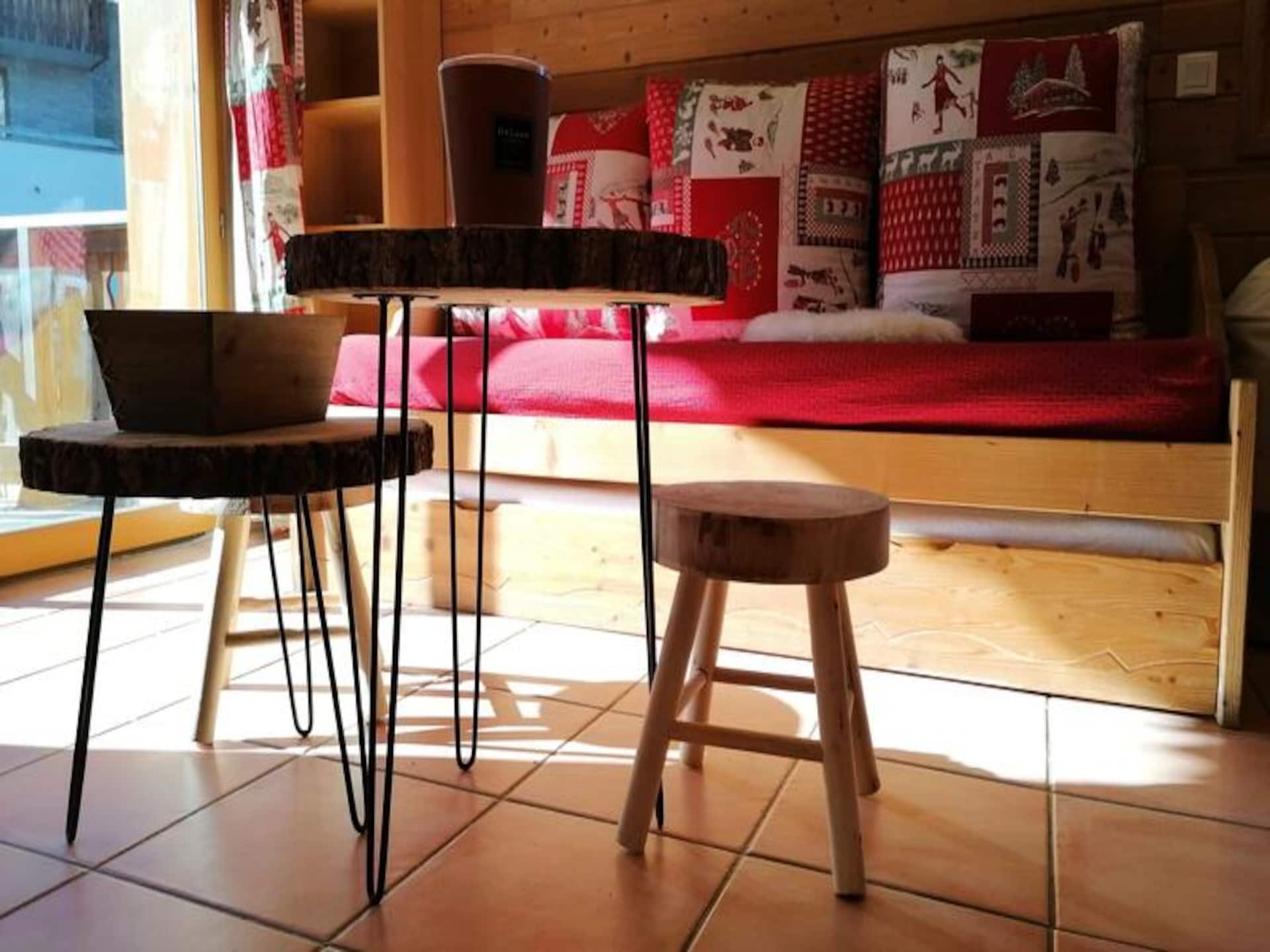 Knusse studio voor 4 op de eerste verdieping met balkon in Uvernet Fours - foto 9