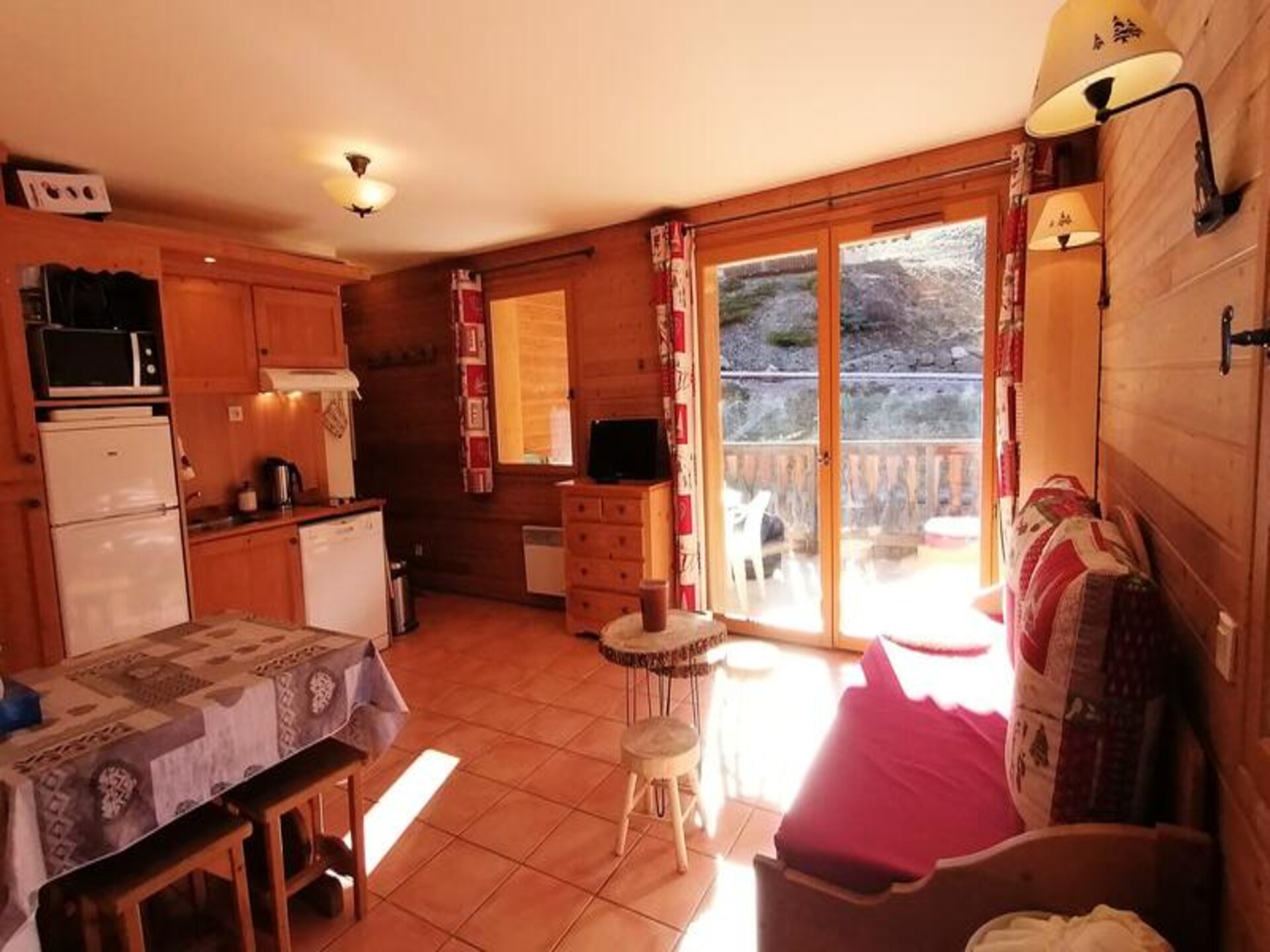 Knusse studio voor 4 op de eerste verdieping met balkon in Uvernet Fours - foto 10
