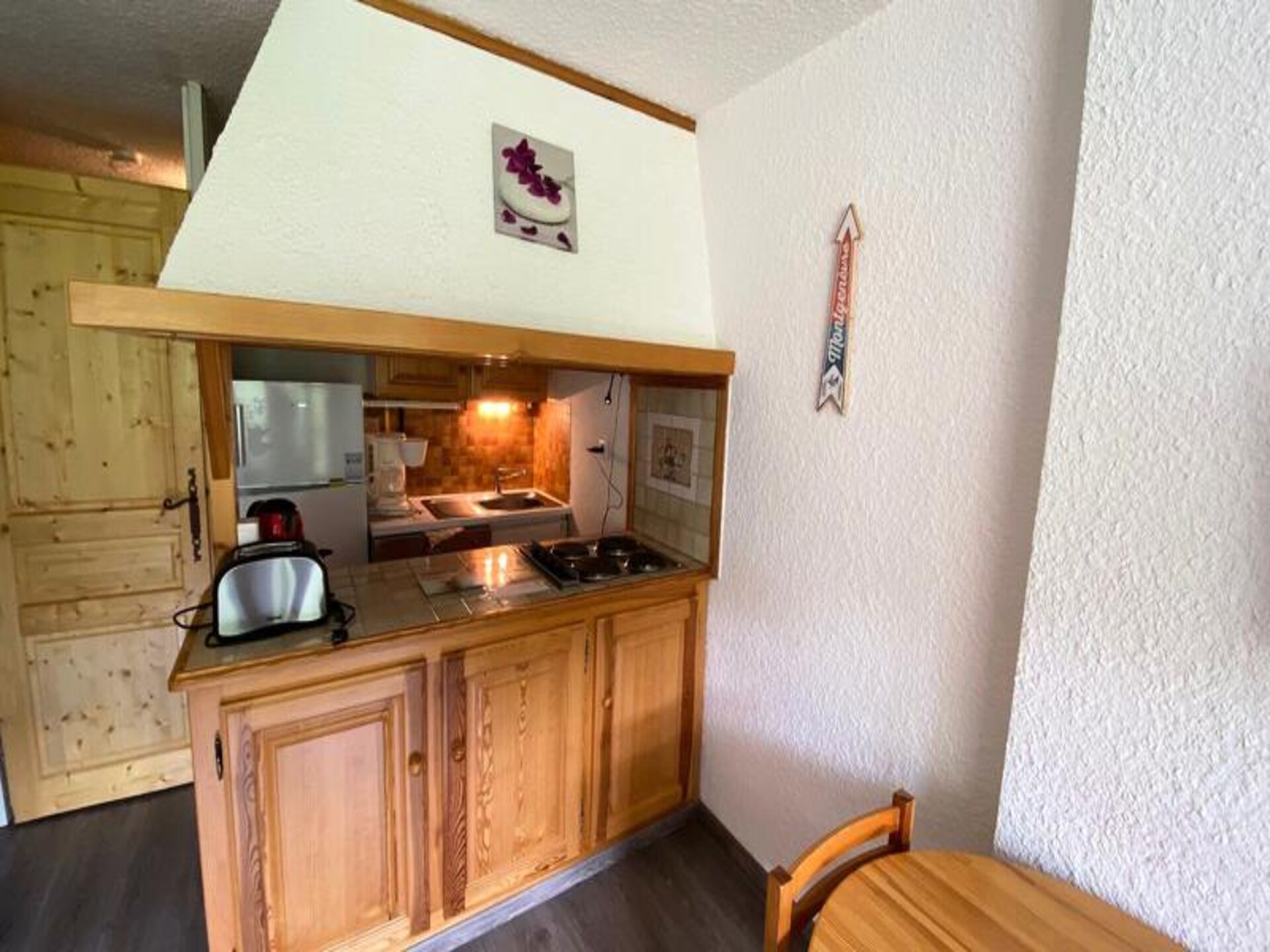 Ski-in/ski-out appartement voor 4 personen in Montgenèvre, vlakbij de lift - foto 8