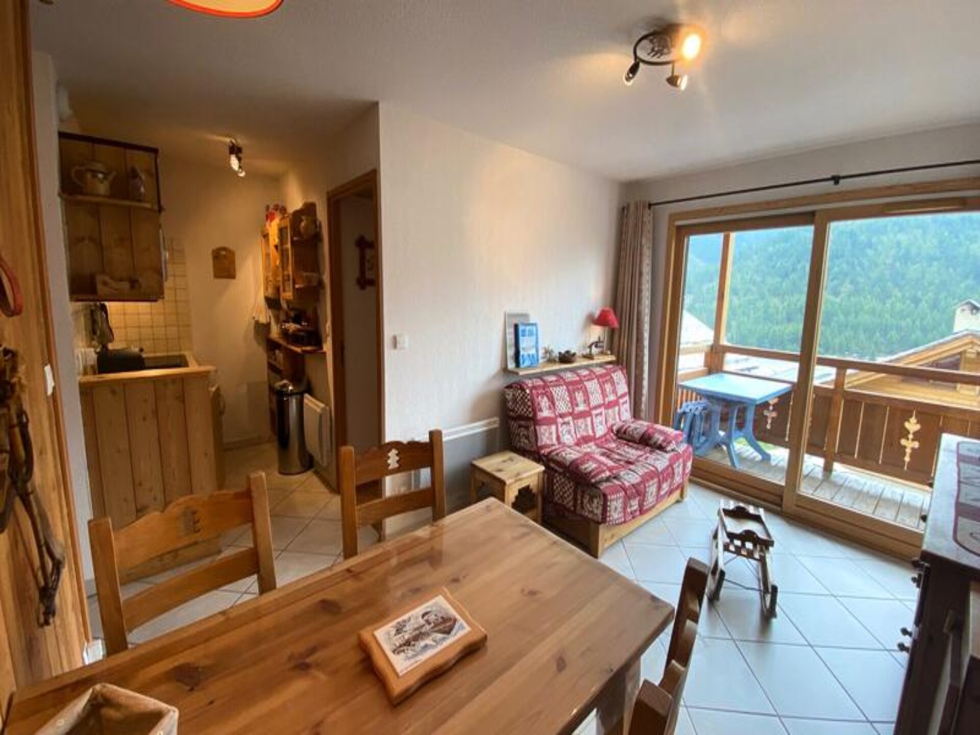 Appartement 30m van de piste met zuidterras en uitzicht in Montgenèvre - foto 11