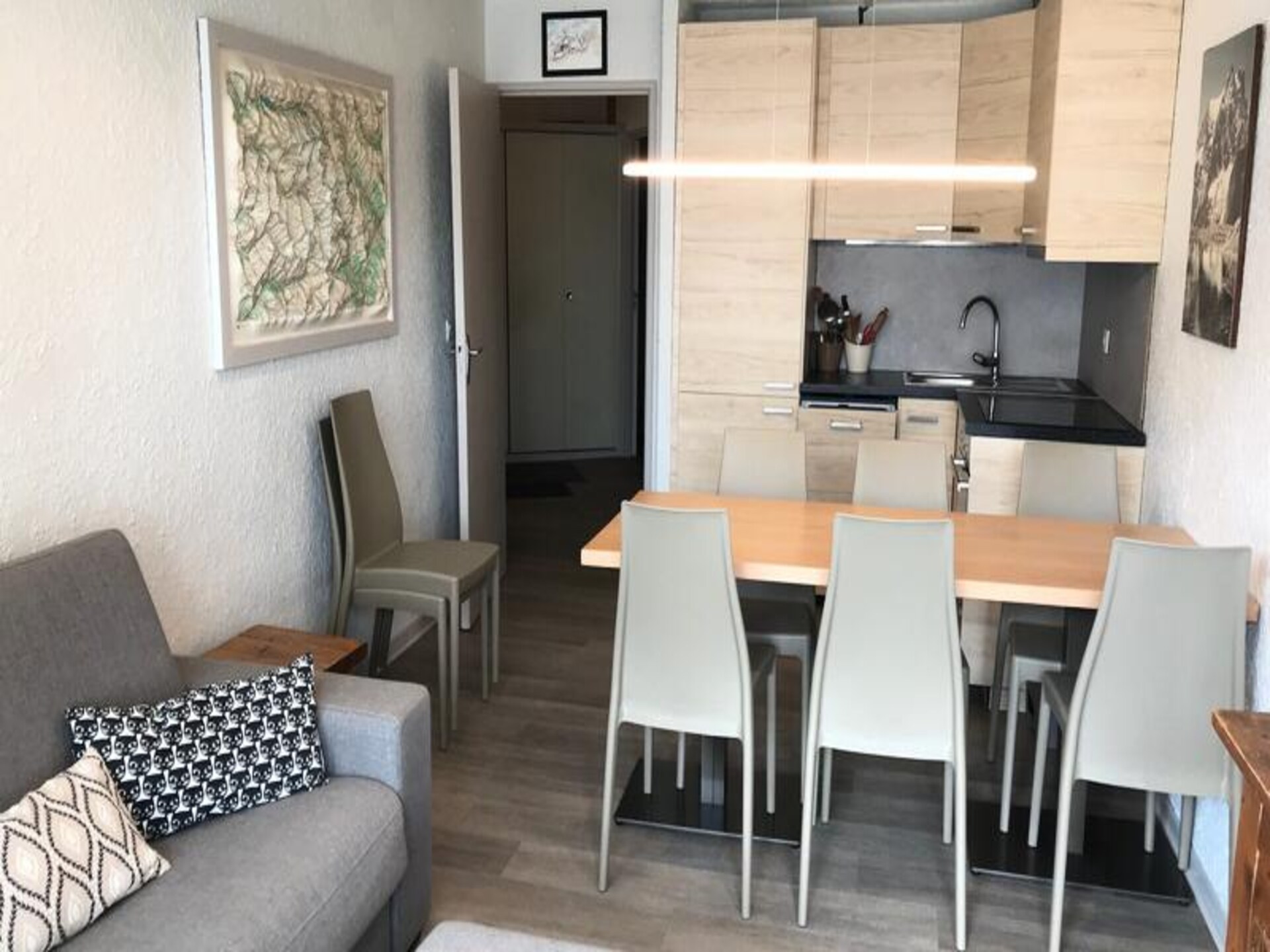 Rustiek appartement voor 8 personen op 100 meter van de piste in Montgenèvre - foto 4
