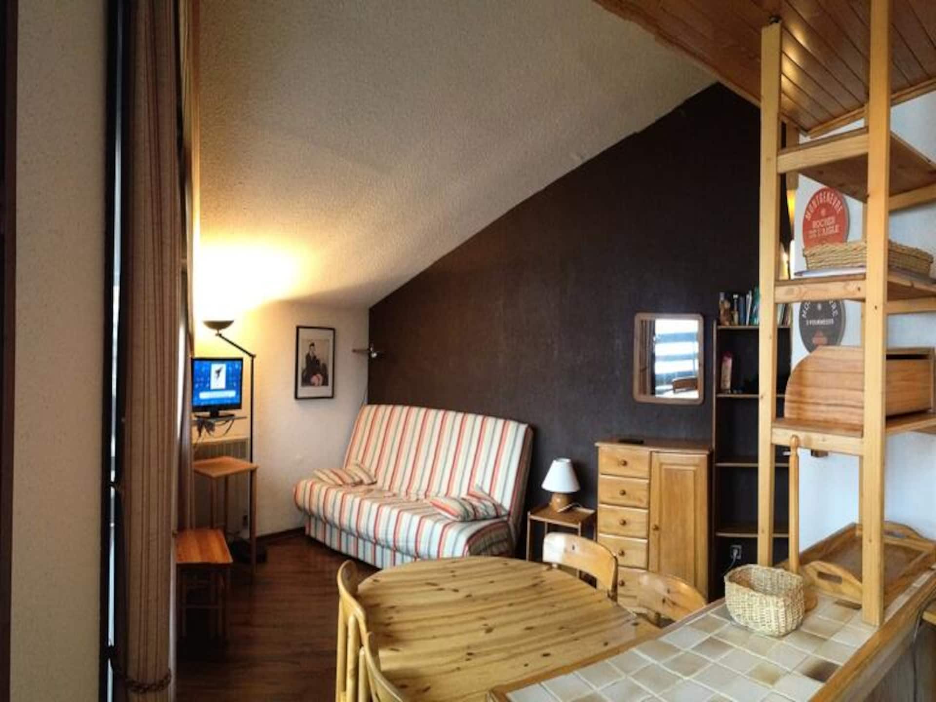Ski-in/ski-out appartement voor 5 in Montgenèvre, huisdieren welkom - foto 6