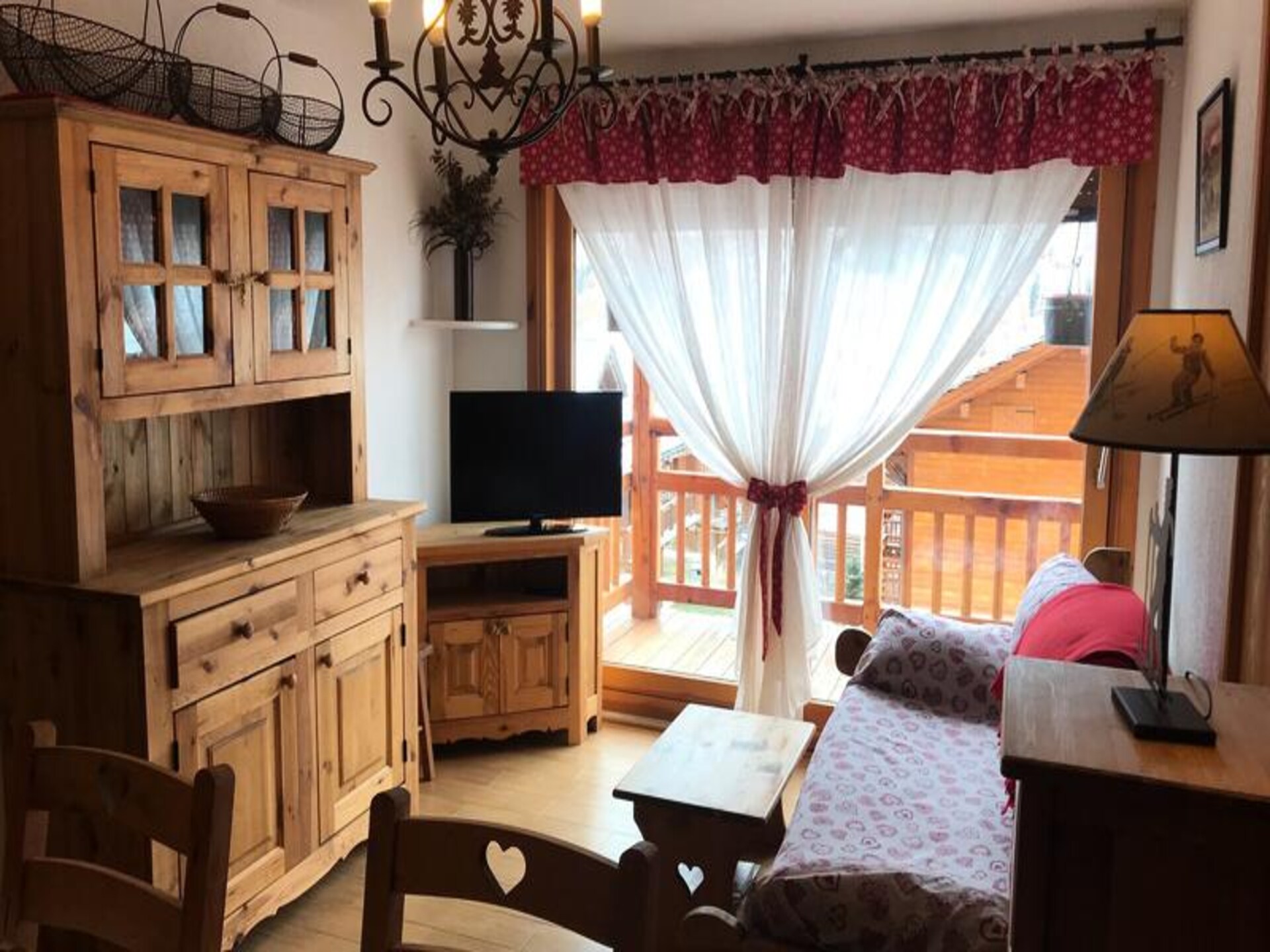 Appartement op 30m van de piste met zuidterras en adembenemend uitzicht - foto 1