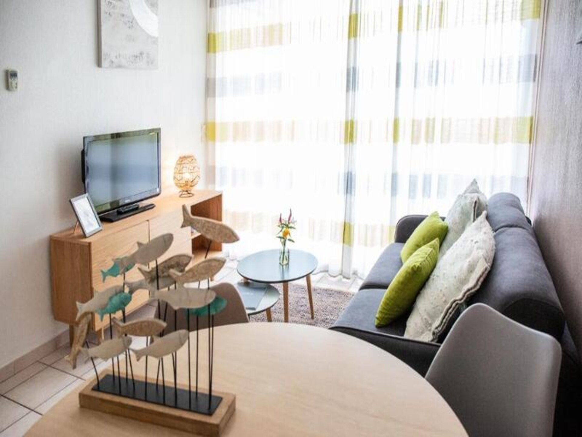 Appartement aan zandstrand Canet met zwembad, sauna & hond toegestaan - foto 12