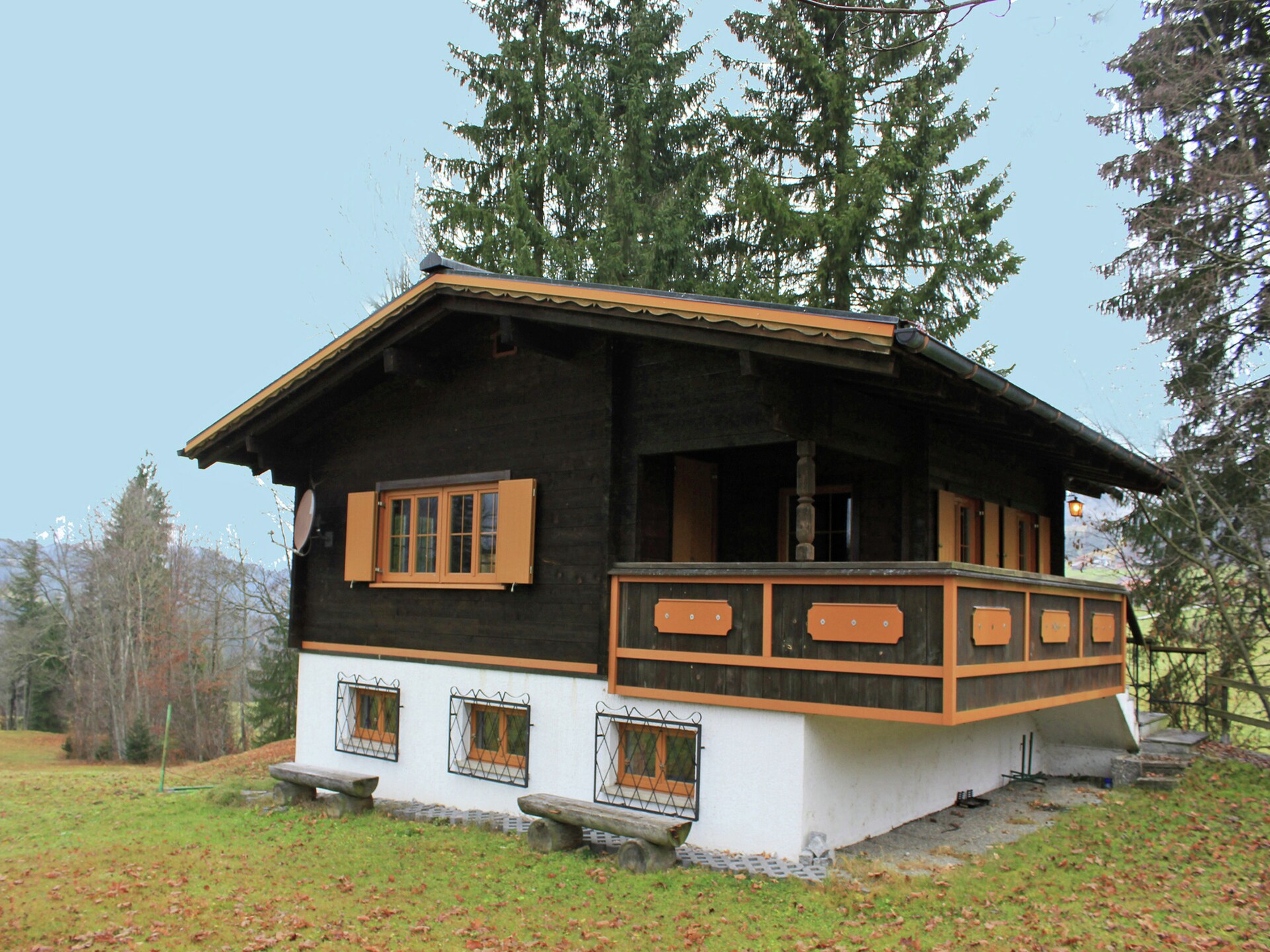 Vrijstaand chalet voor 7 in Sibratsgfäll, direct aan de skilift - foto 6