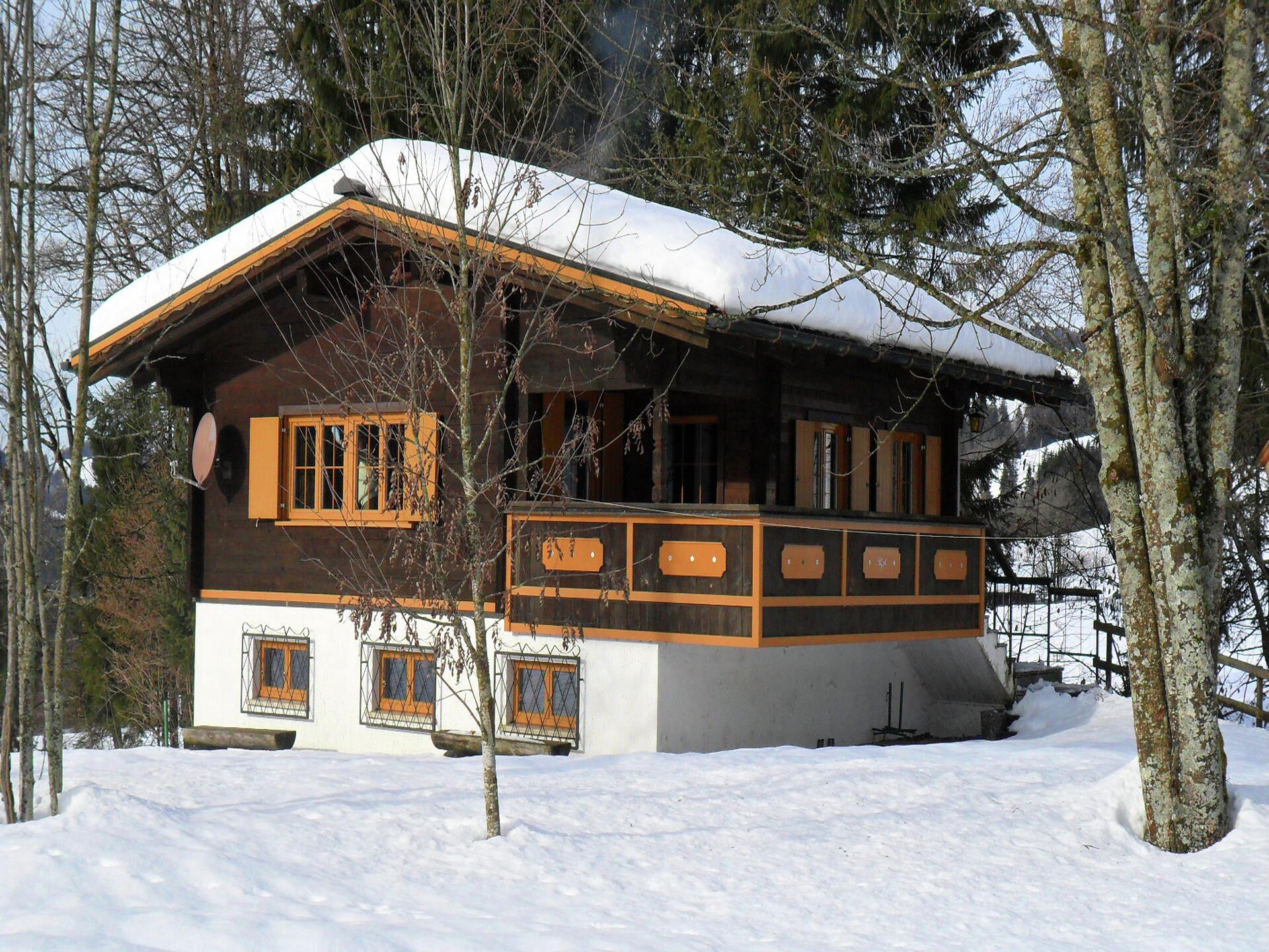 Vrijstaand chalet voor 7 in Sibratsgfäll, direct aan de skilift - foto 3