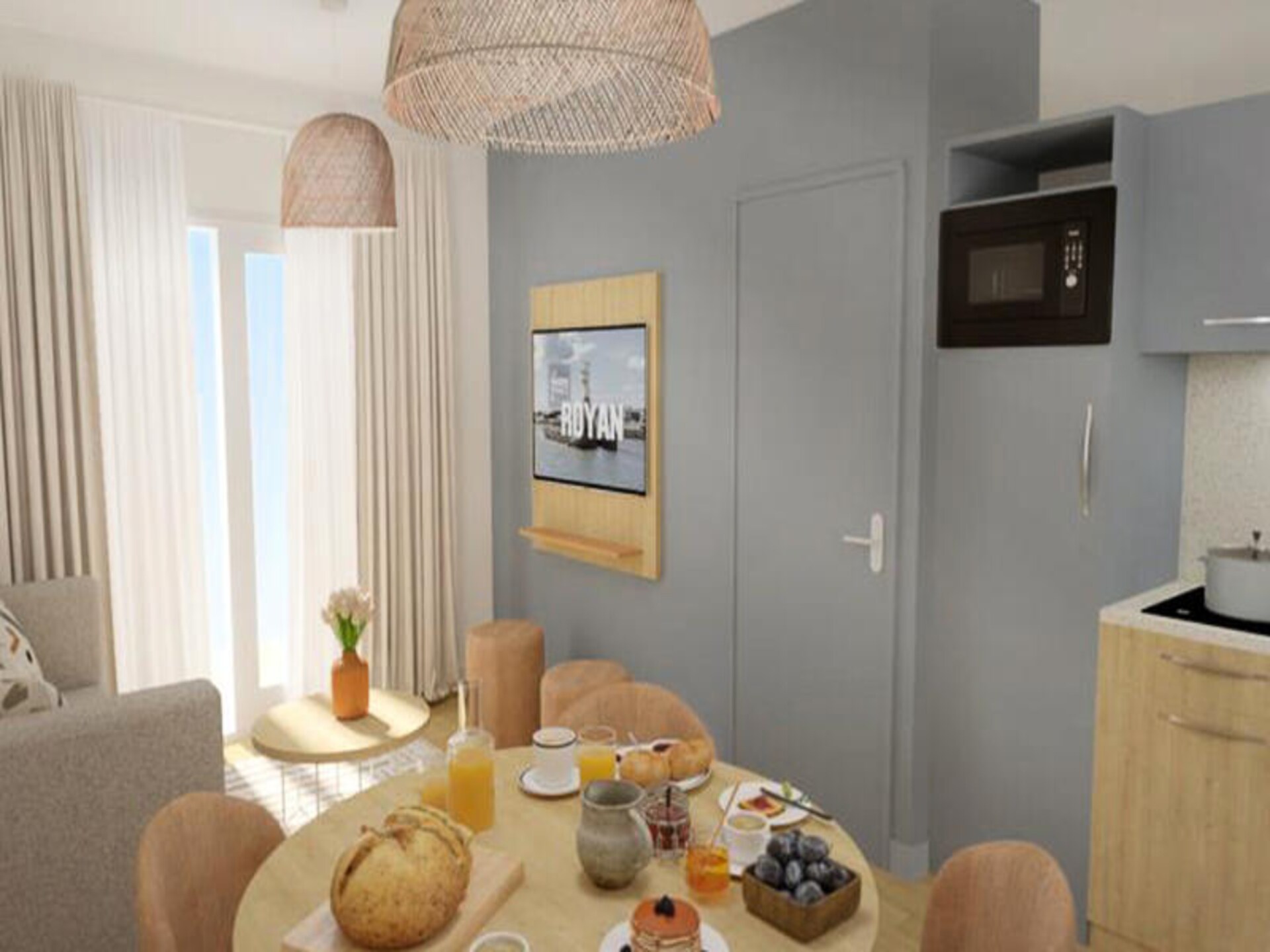 Modern appartement op 150 meter van het strand in Royan - foto 11