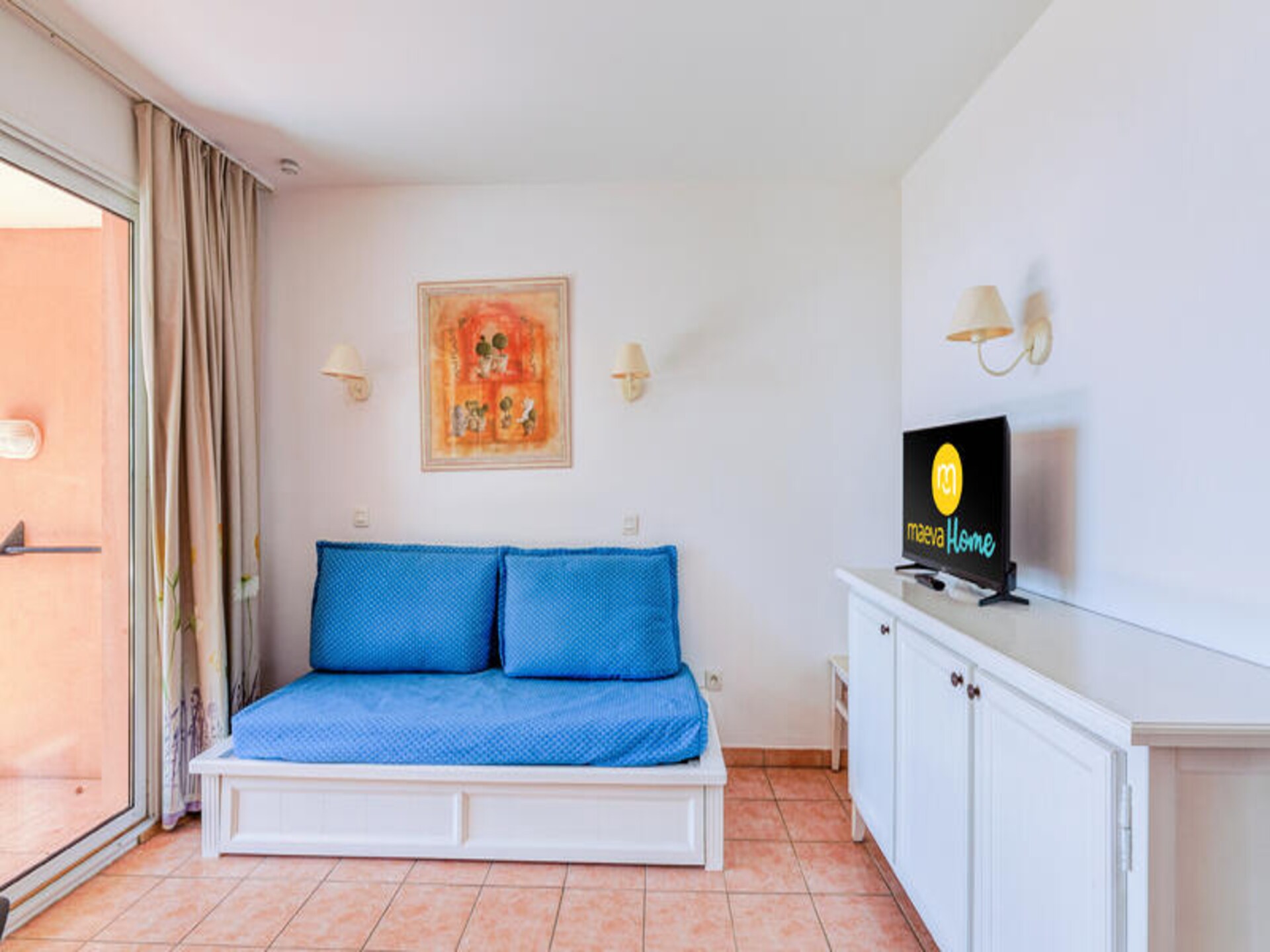 Zonovergoten appartement met zeezicht en tuin nabij Sainte-Maxime - foto 12