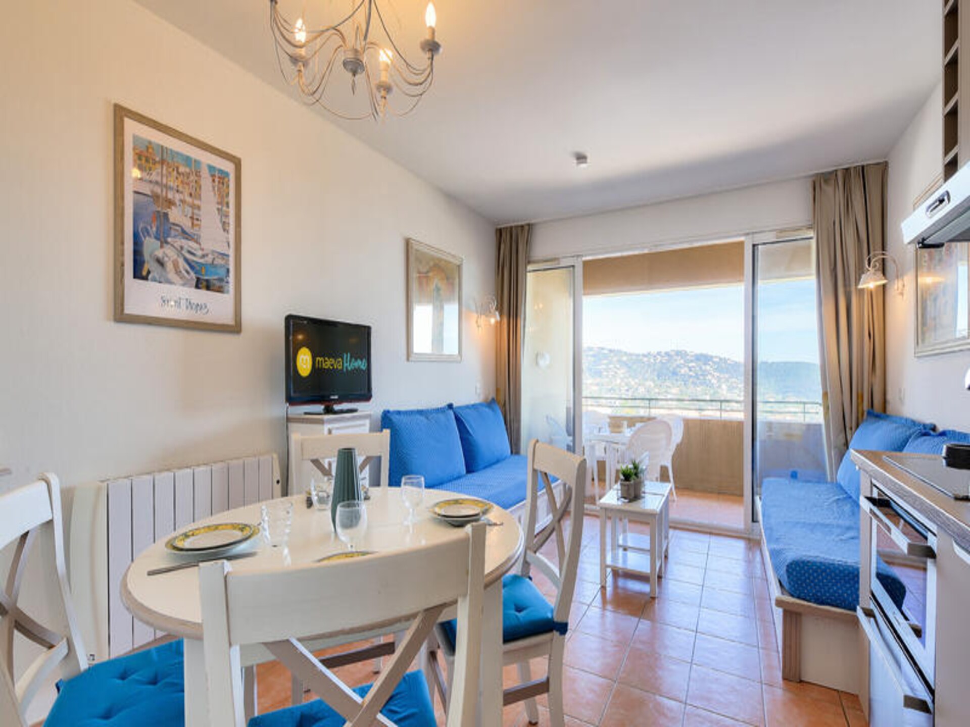 Appartement met zeezicht in Résidence le Hameau des Issambres, Côte d'Azur - foto 13