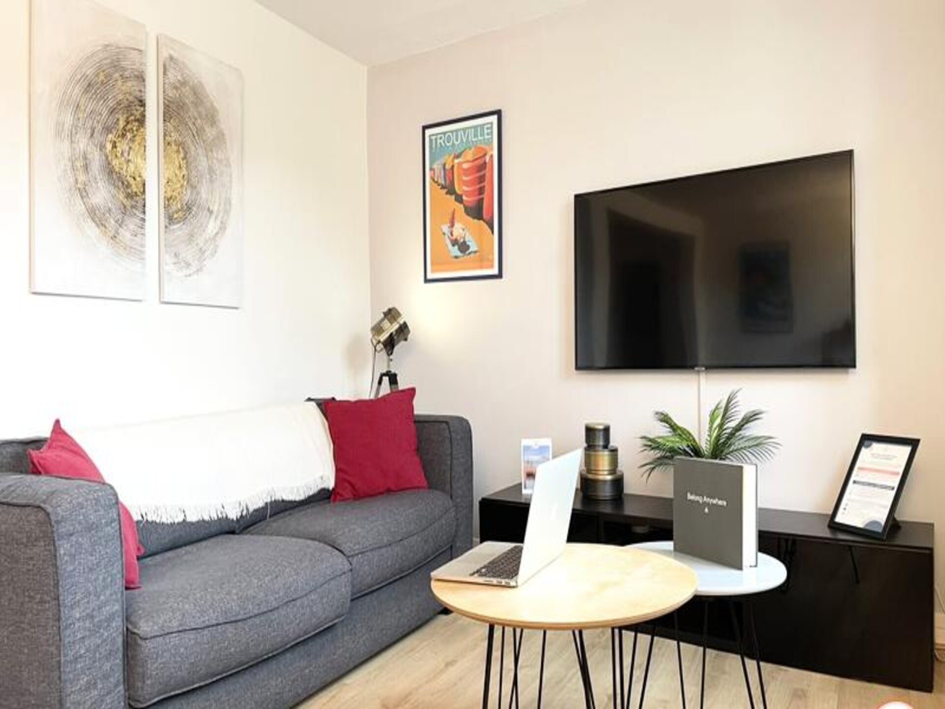 Duplex voor 6 personen bij strand en casino van Trouville-sur-Mer - foto 8