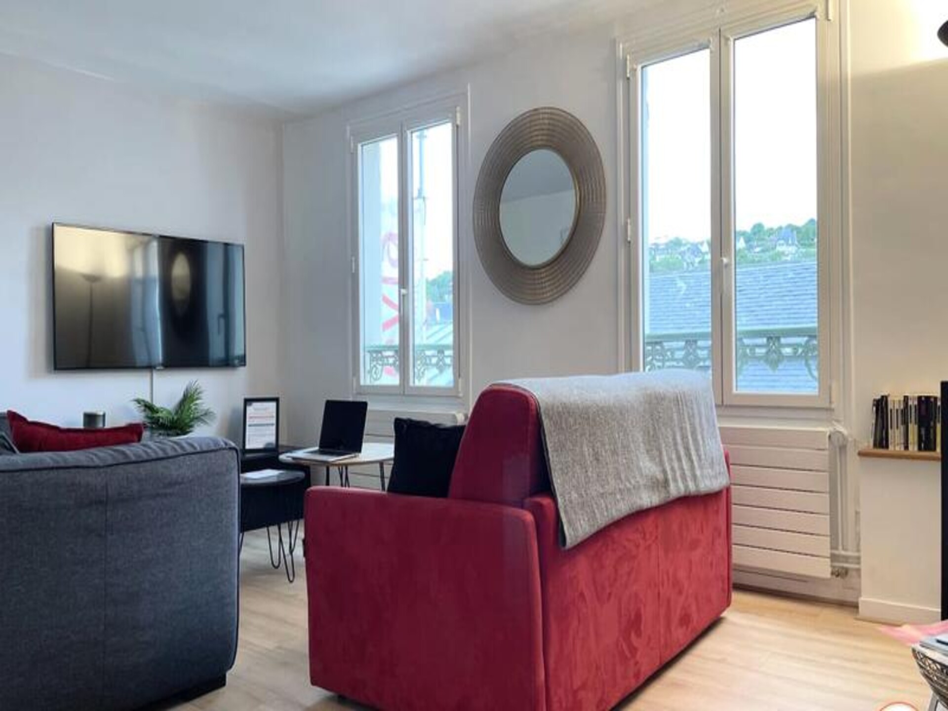 Duplex voor 6 personen bij strand en casino van Trouville-sur-Mer - foto 13