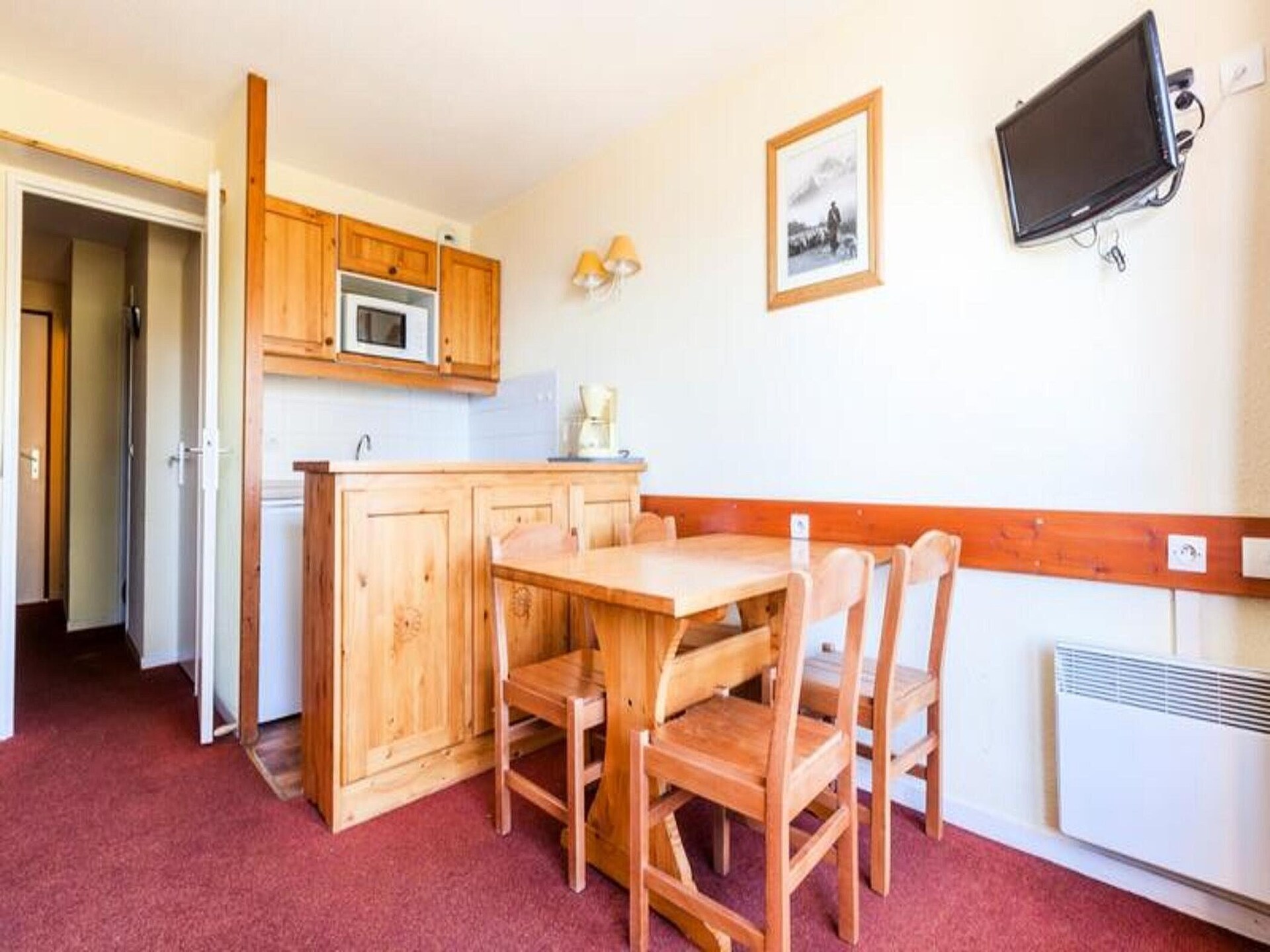 Knus appartement Arc 1800, 300m van de piste, 4 personen - foto 19