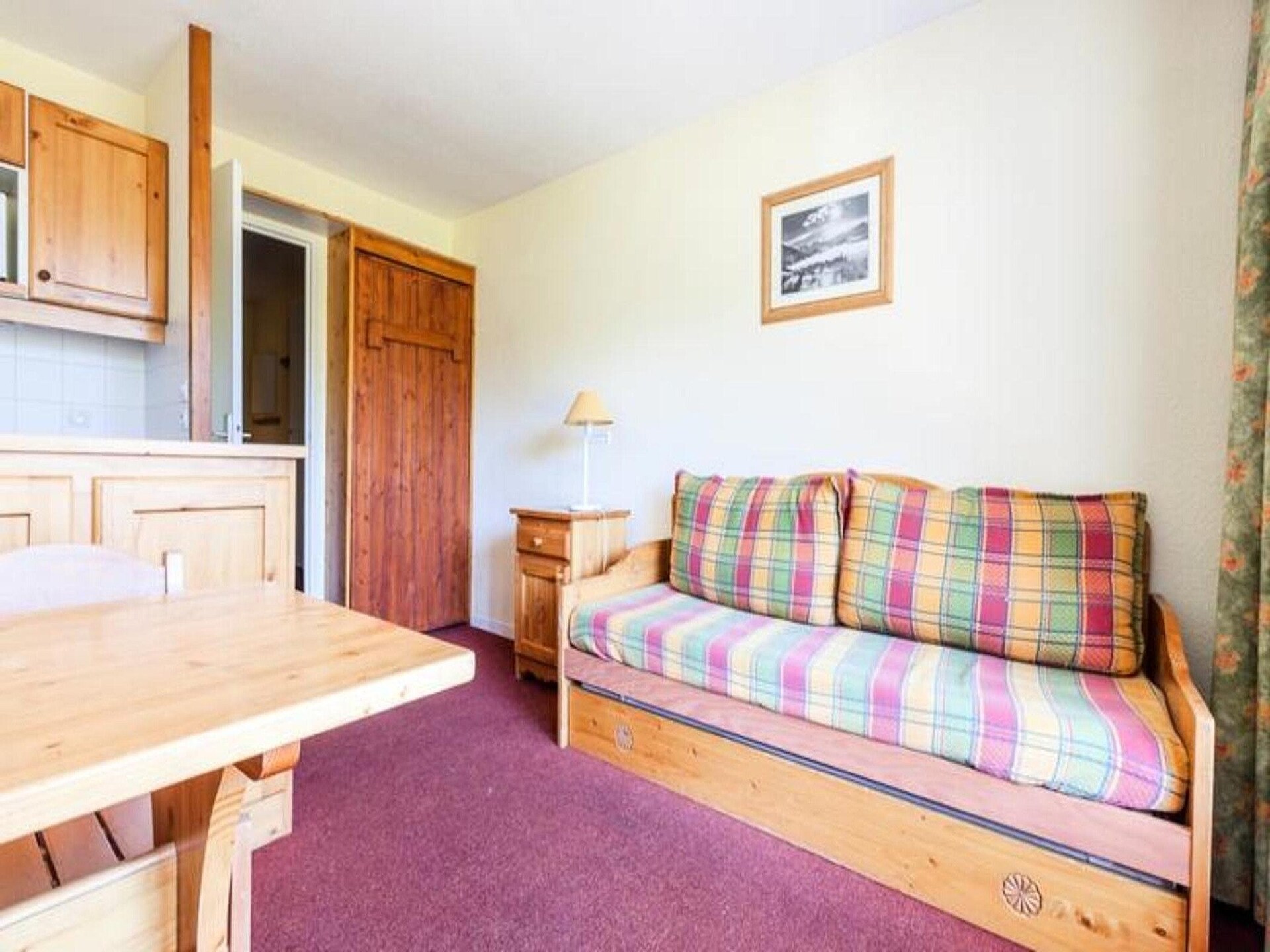 Knus appartement Arc 1800, 300m van de piste, 4 personen - foto 7