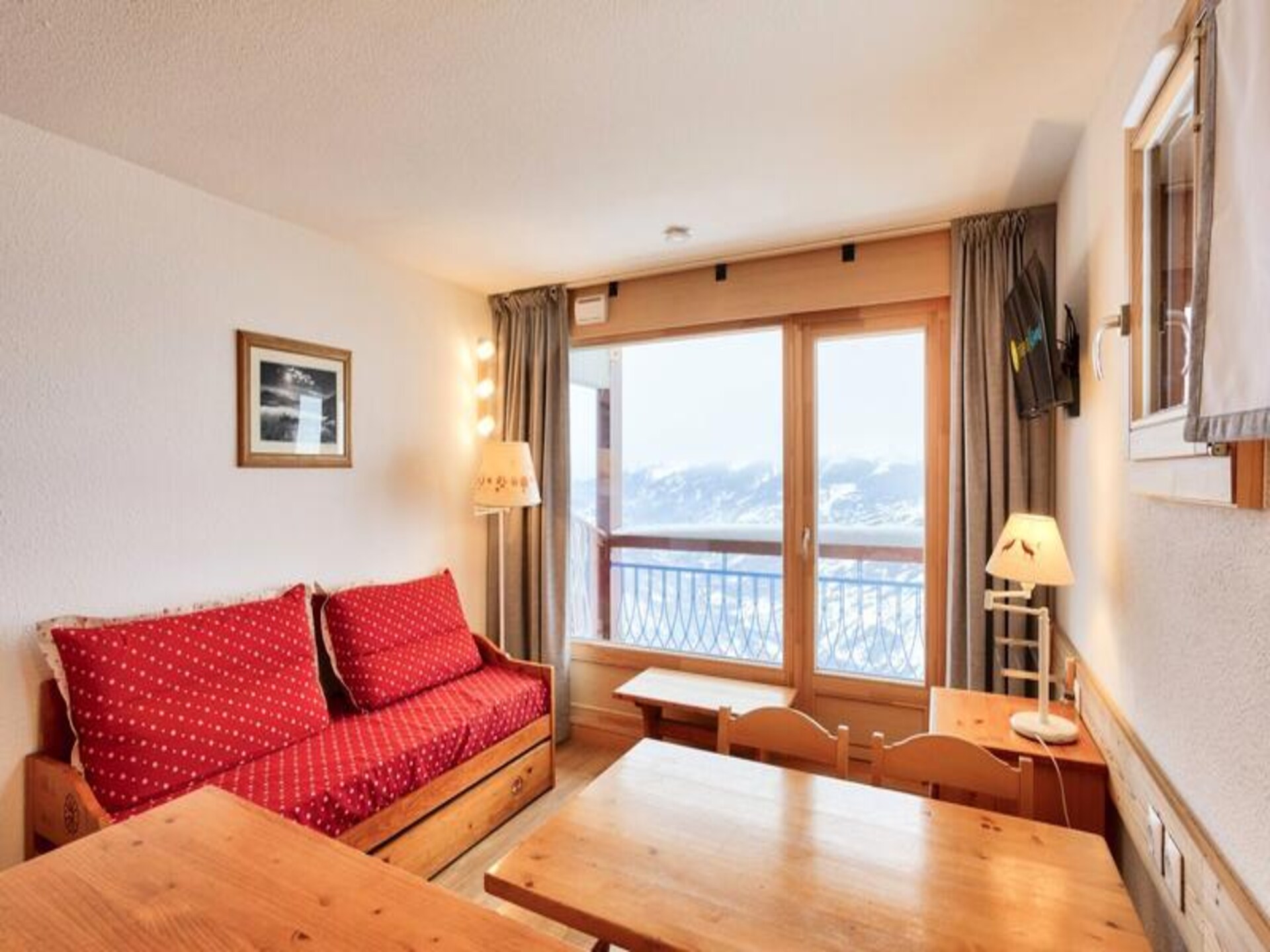 Ski-in/ski-out appartement voor 5 personen in Arc 1800, vlakbij de piste - foto 7