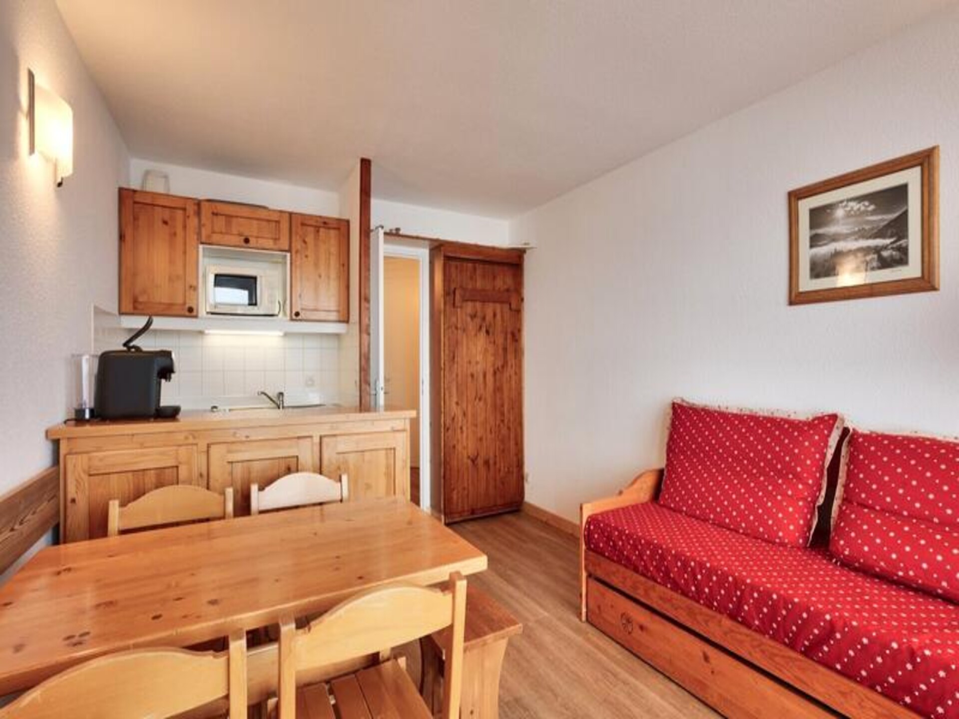 Ski-in/ski-out appartement voor 5 personen in Arc 1800, vlakbij de piste - foto 9