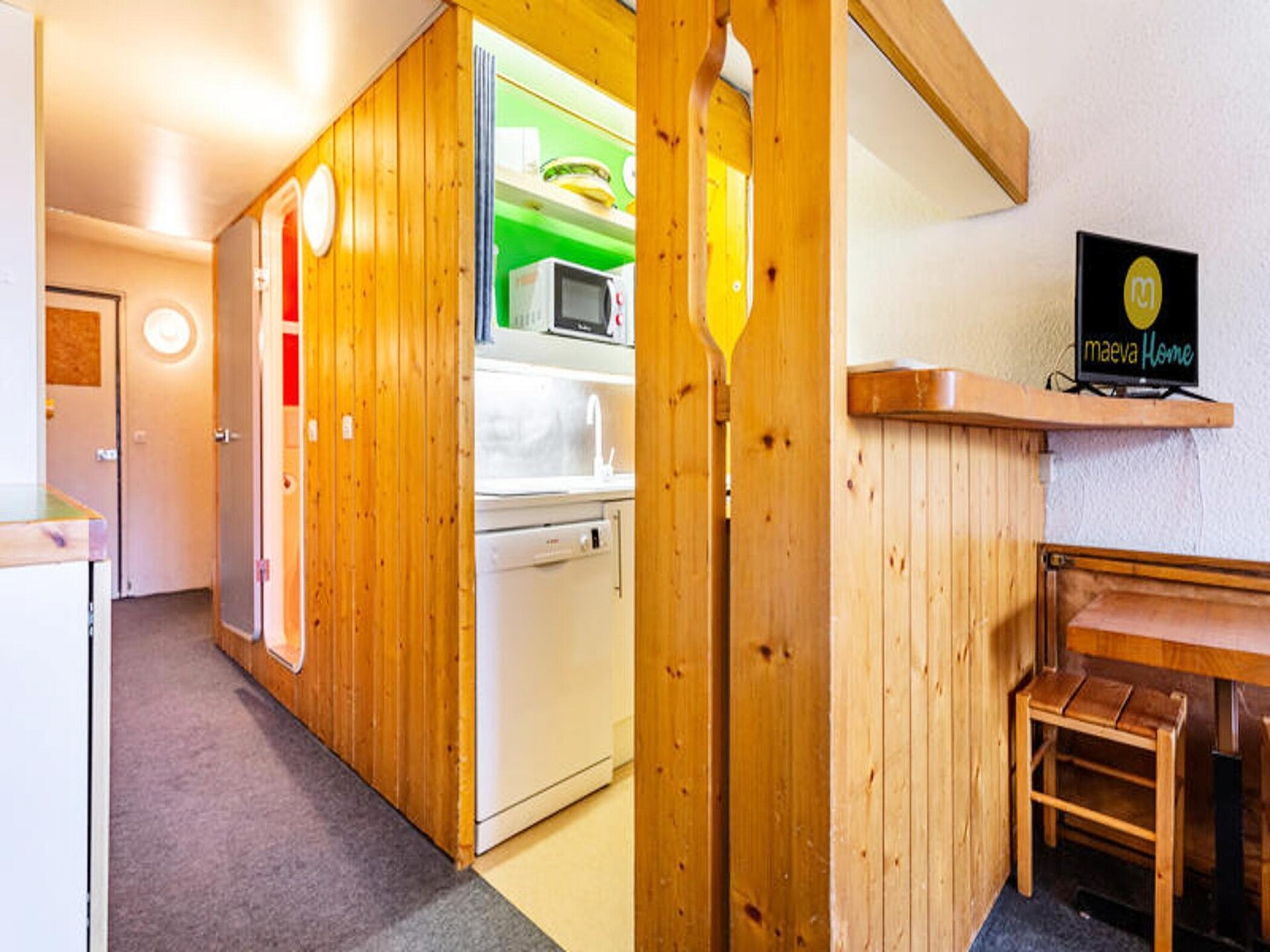 Knus appartement voor 5 in Bourg-Saint-Maurice, direct bij de skilift - foto 17