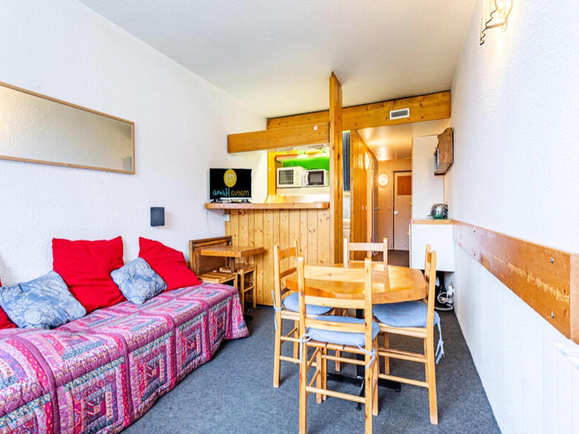 Knus appartement voor 5 in Bourg-Saint-Maurice, direct bij de skilift - foto 11